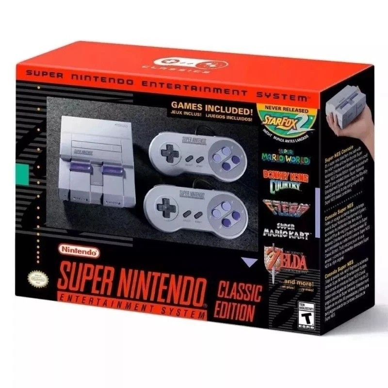 Super Nintendo Entertainment System SNES Classic Mini Edition Brand NEW US