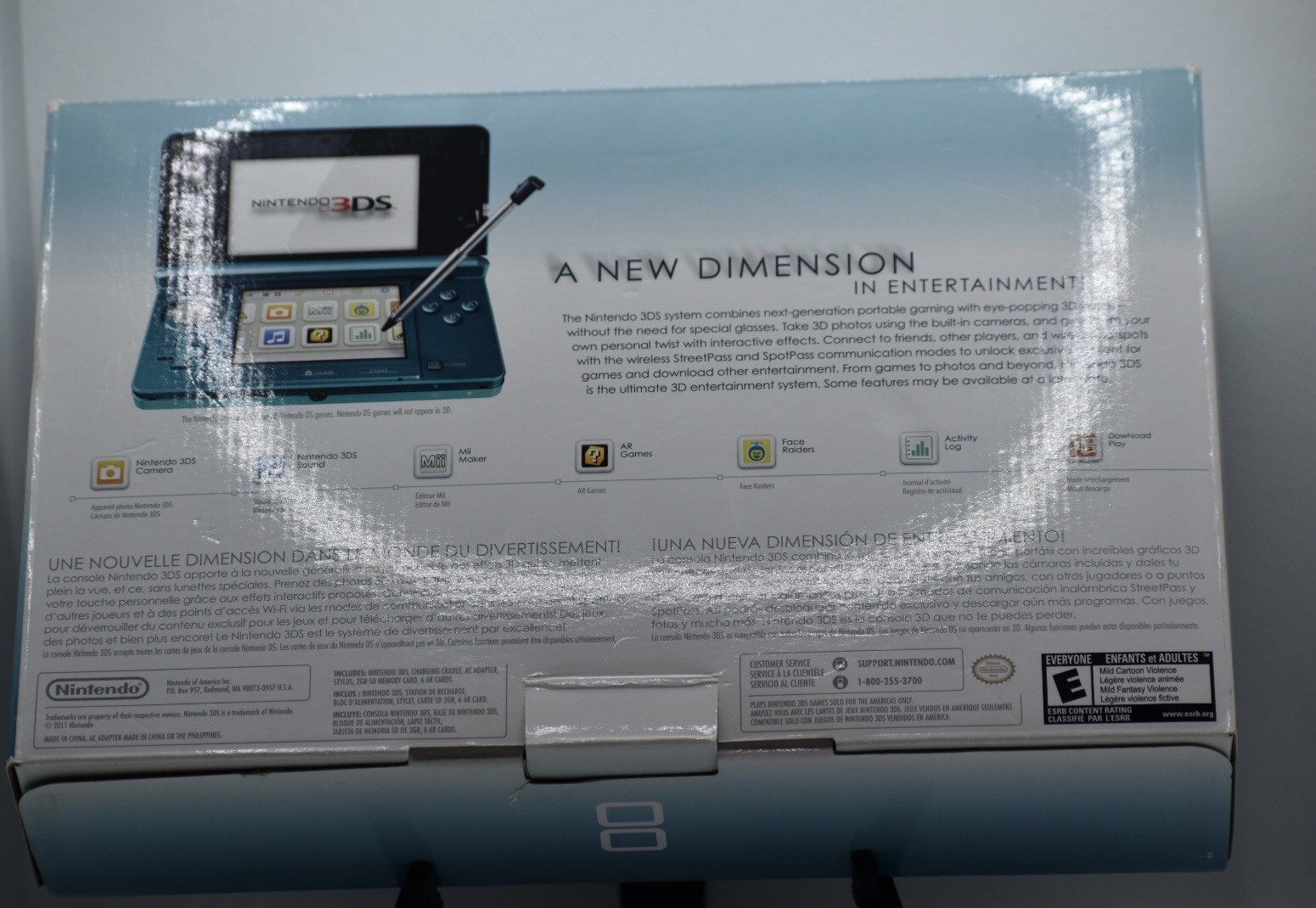 Nintendo 3DS Aqua Blue Edition