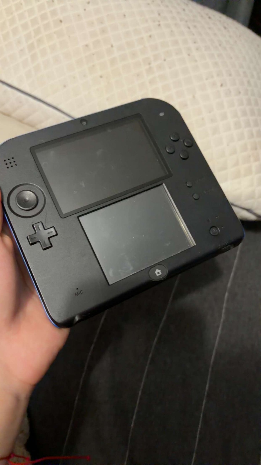 Nintendo 2DS Launch Edition Blue and Black Handheld System – Black/Blue