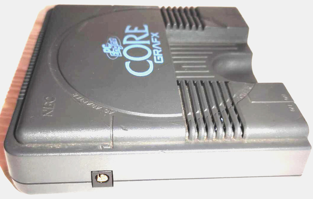 PC Engine CoreGrafx & IFU-30A Bundle (CD-ROM2 Non-Working) + Pad, AC, AV