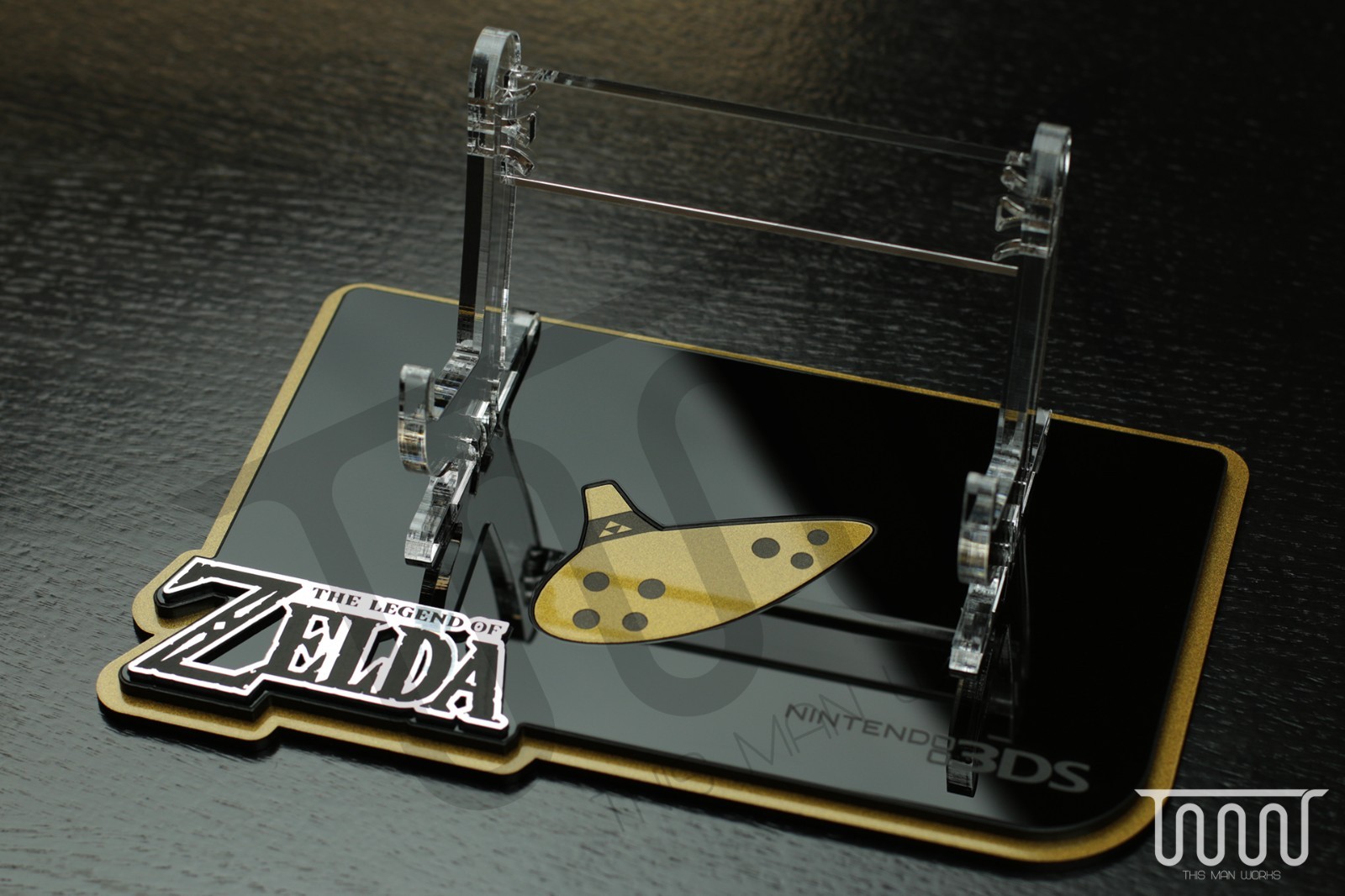 Acrylic Display Stand for Nintendo 3DS Zelda 25th Anniversary Handheld Console