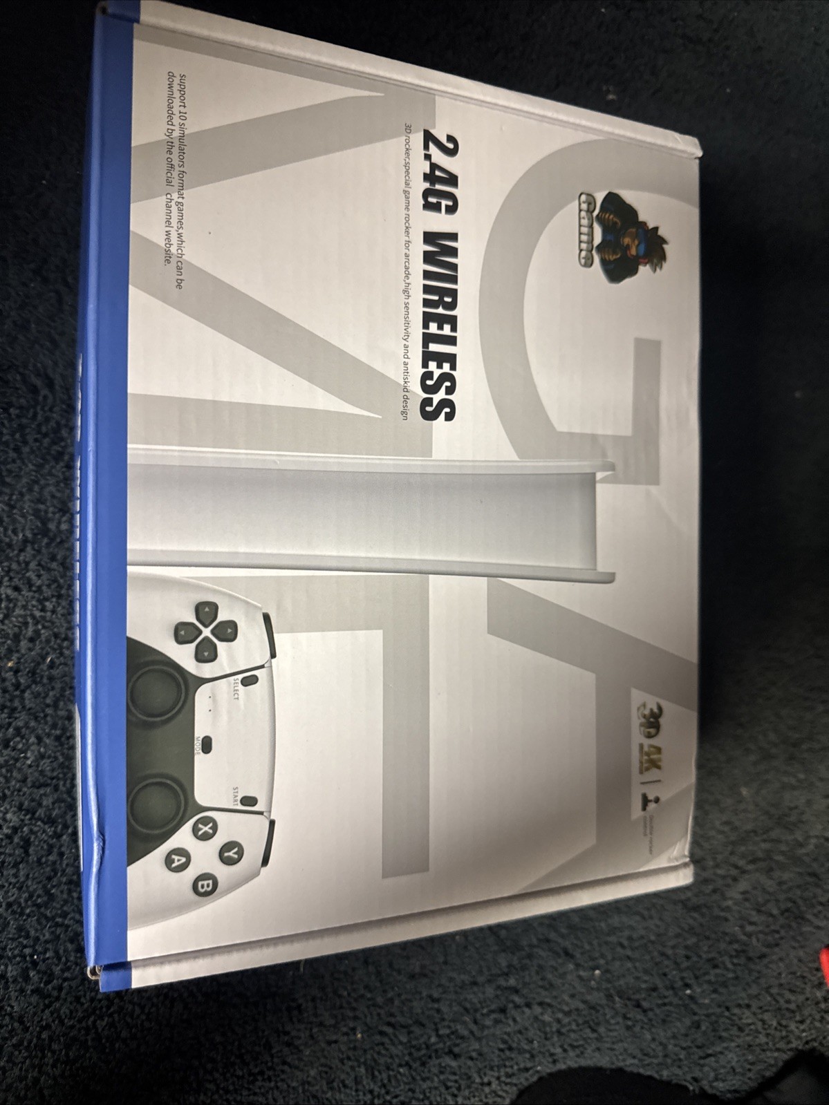 GameStick 2.4G Wireless Home Console White 3D Rocker High Sensitivity Antiskid