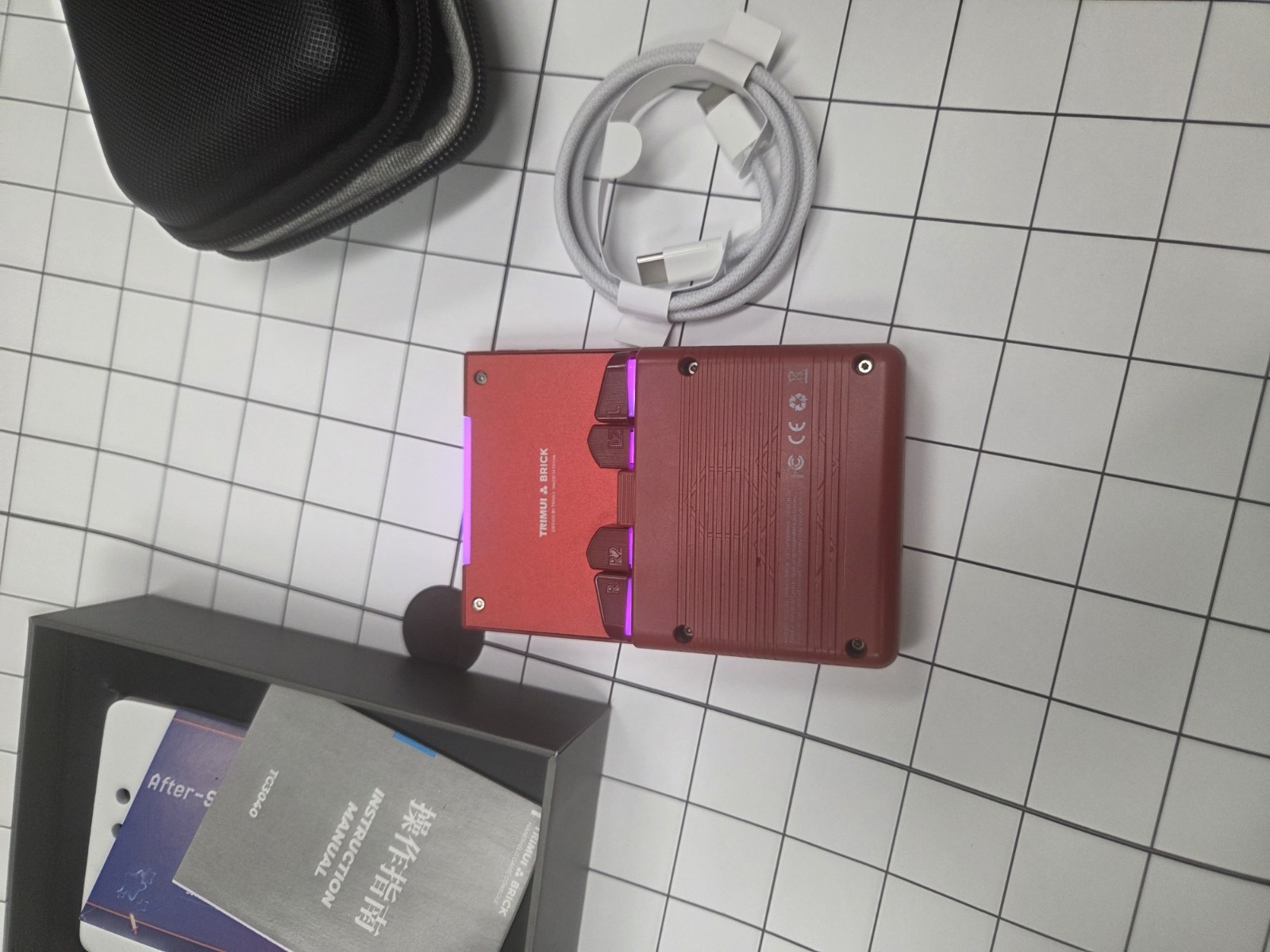 Trimui Brick Handheld Console (Red) – Premium MinUI Next Setup
