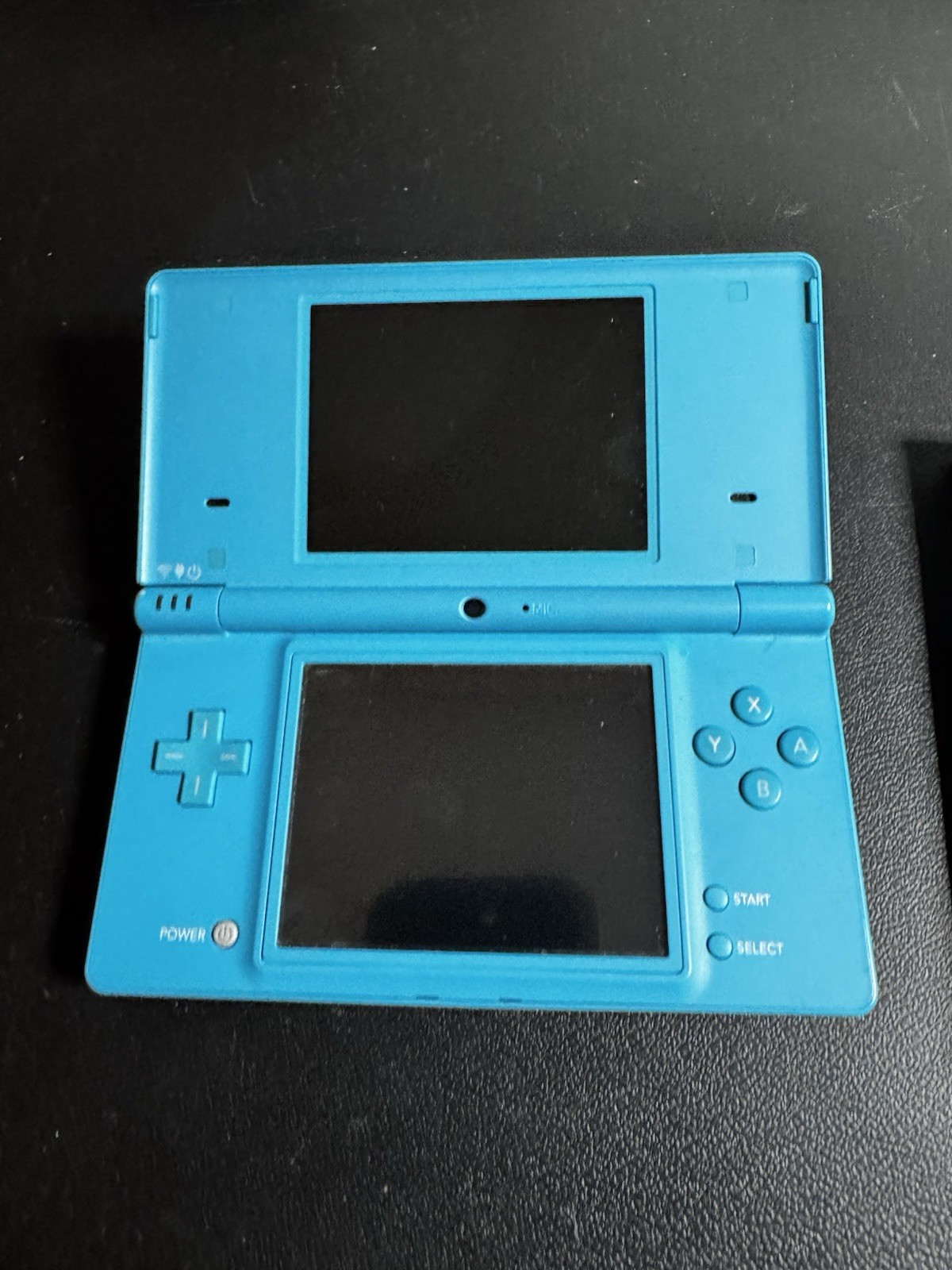Nintendo DSi Ice Blue Handheld Console System W/ Charger & X-men Nice Condition