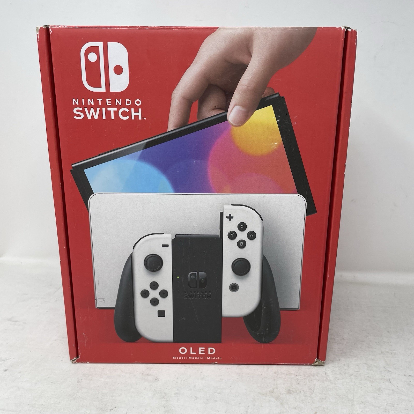 Nintendo Switch OLED Model HEG-001 Handheld Console – 64GB – White