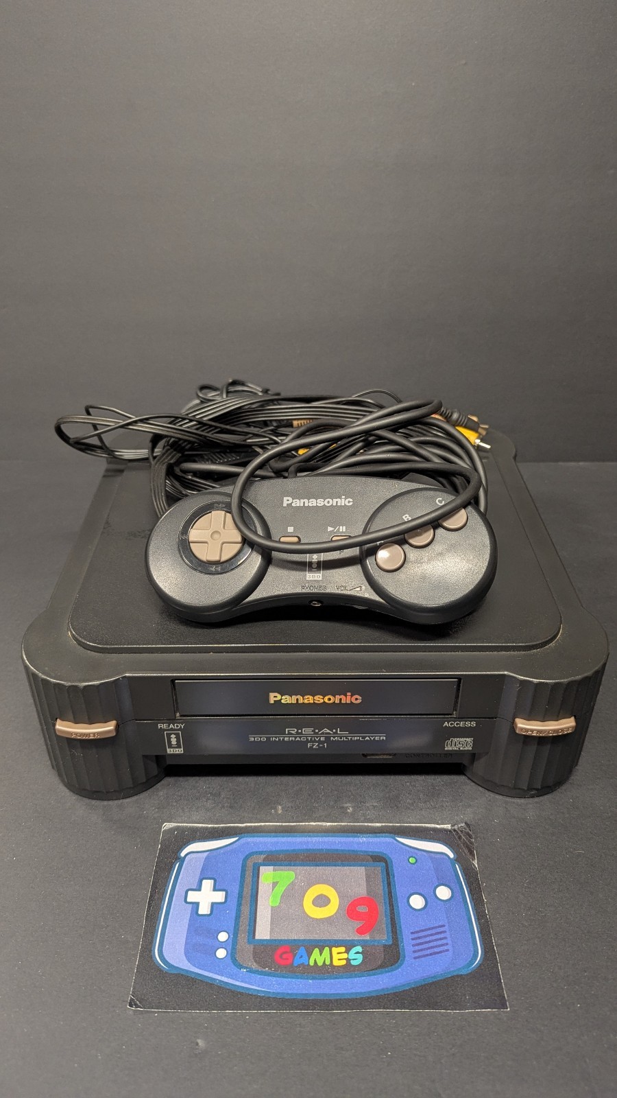 Panasonic FZ-1 3DO Home Console System – Black w/controller Tested & Working CIB