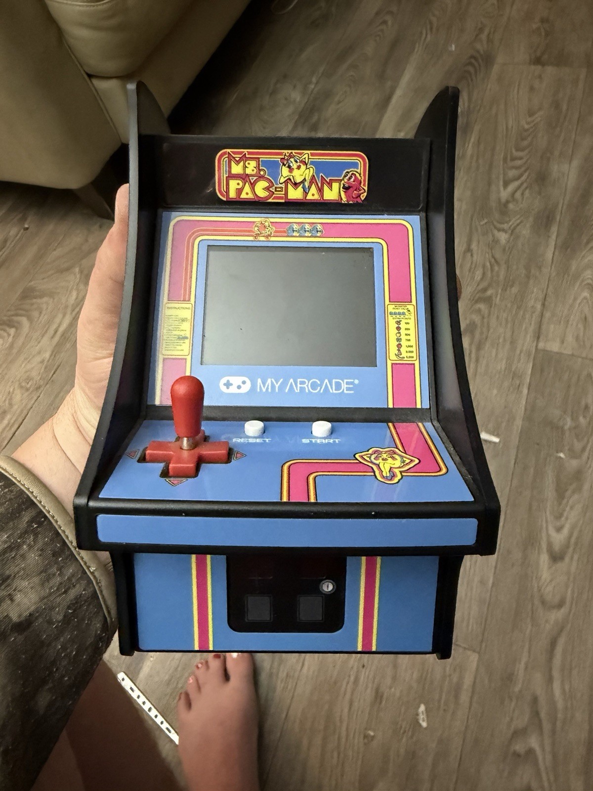 Ms. Pacman Micro Player Retro Mini My Arcade – Tested Works