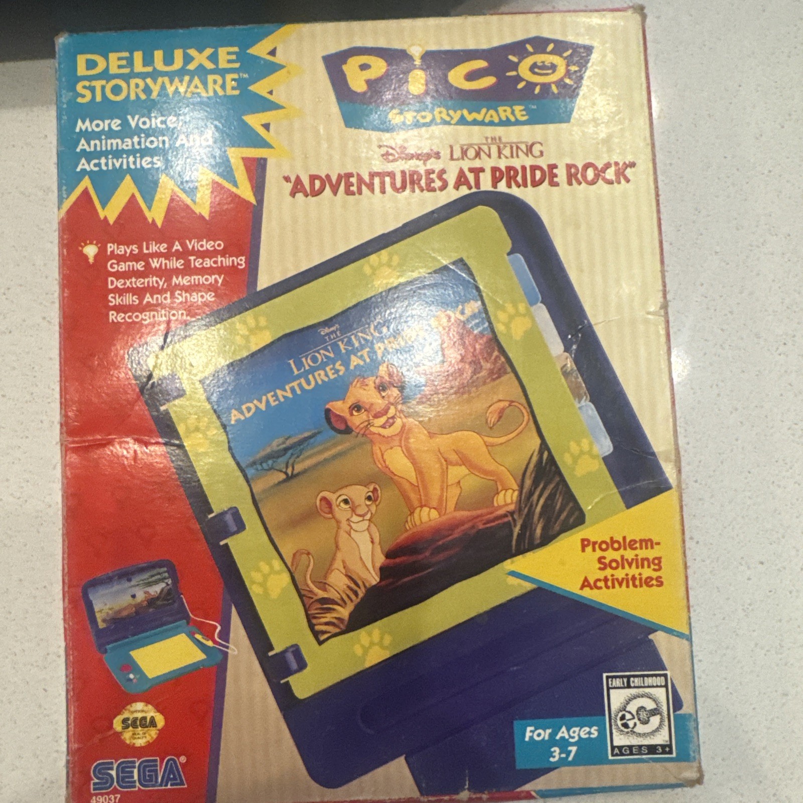 Sega Pico MK-49002 Console Bundle | 4 Games | Tested🔥🔥🔥
