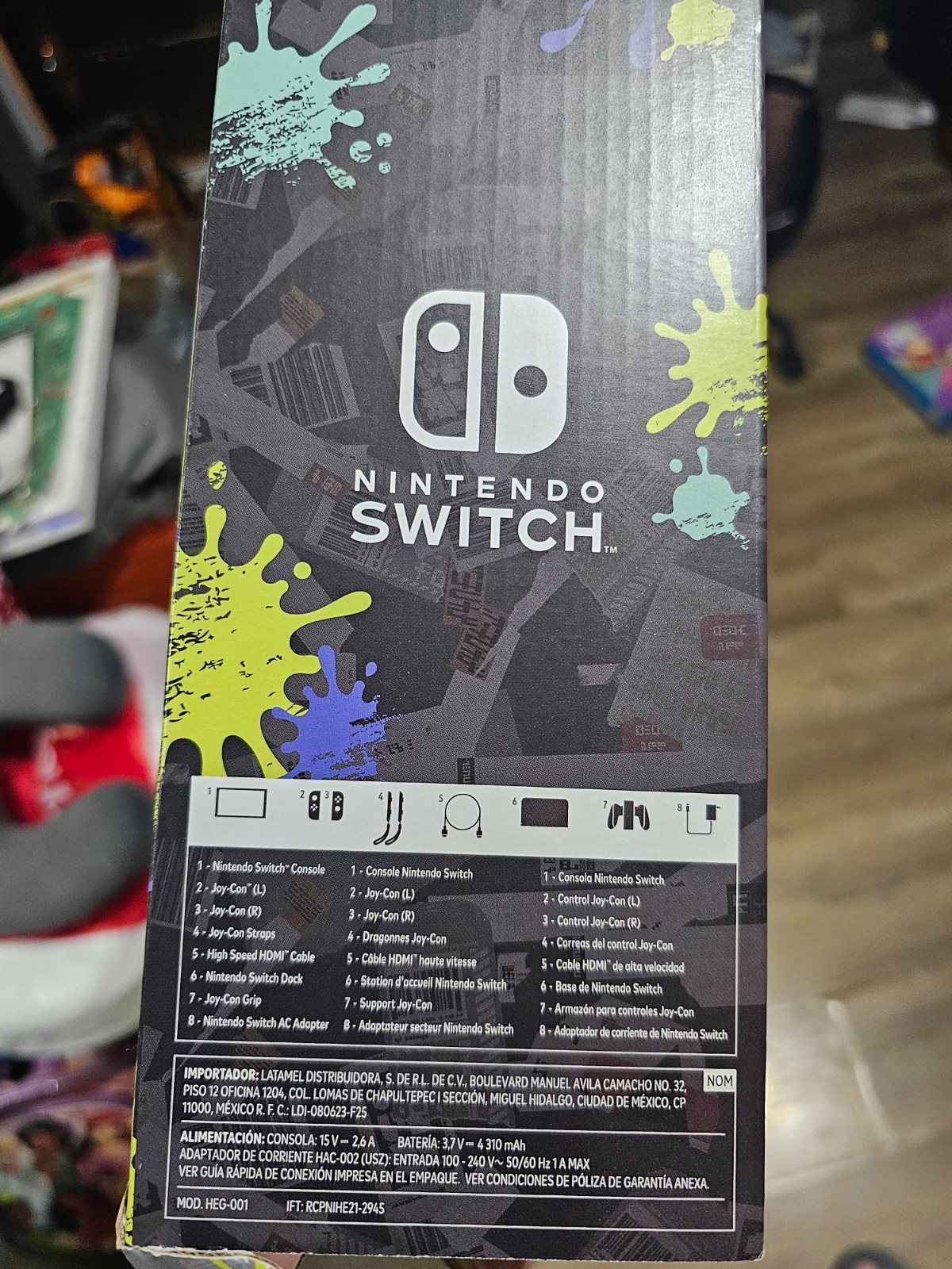Nintendo Switch OLED Splatoon 3 Limited Edition LE 64GB Console – Open Box