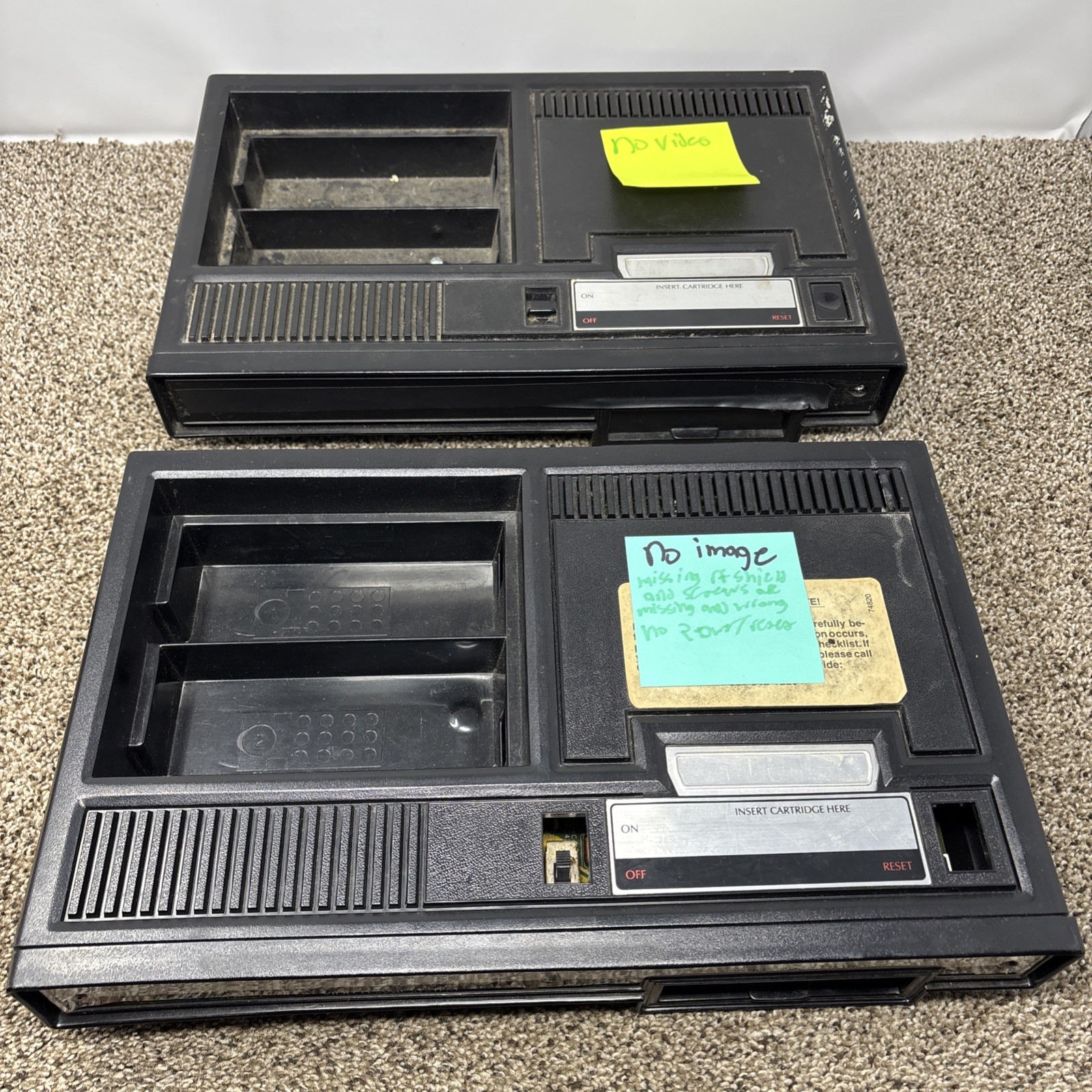 Colecovision Video Game Console For Parts Or Repair Console Lot Of 5 FOR PARTS
