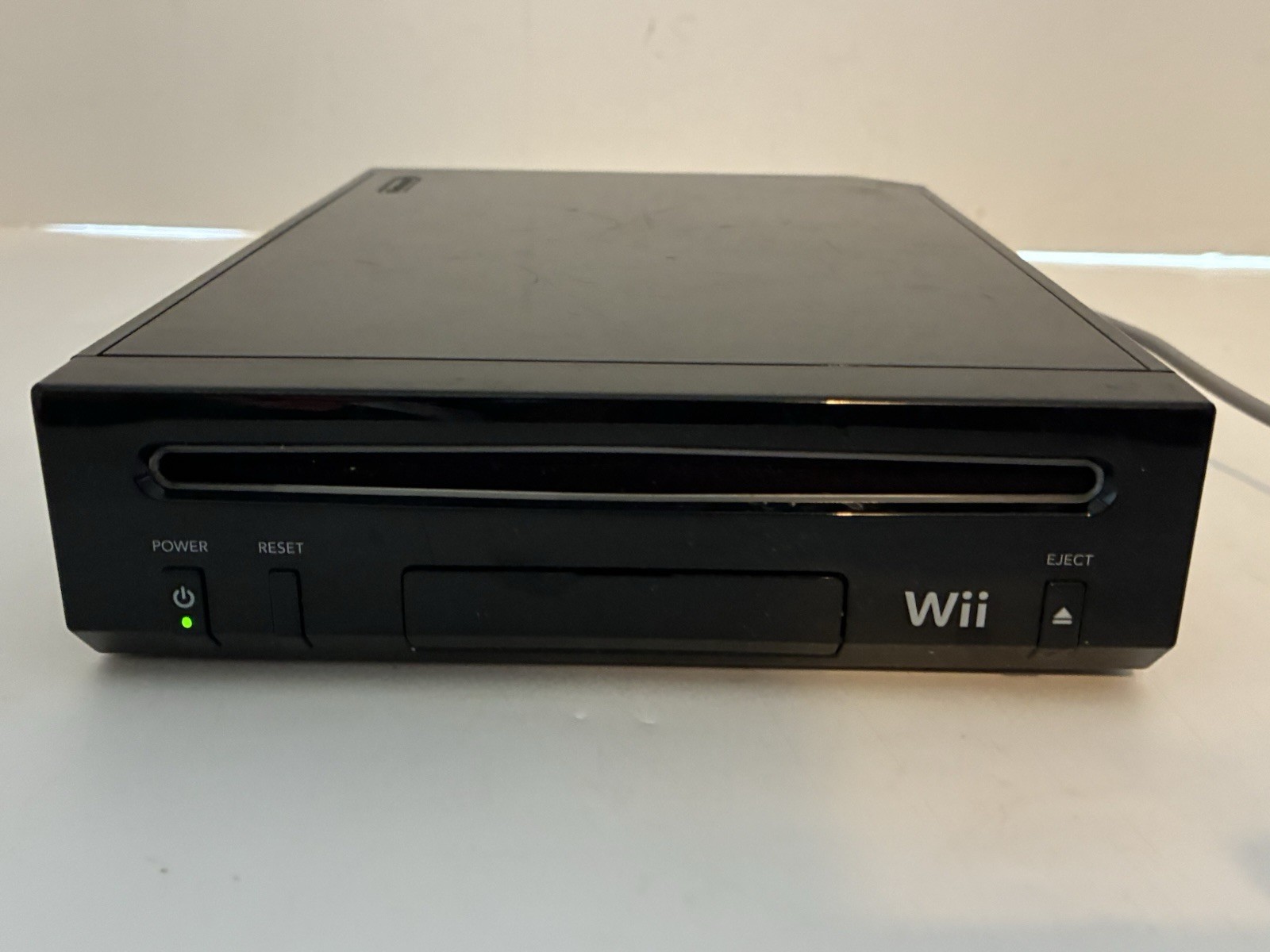 Nintendo Wii Replacement Console Only Black RVL-101 (USA) Tested