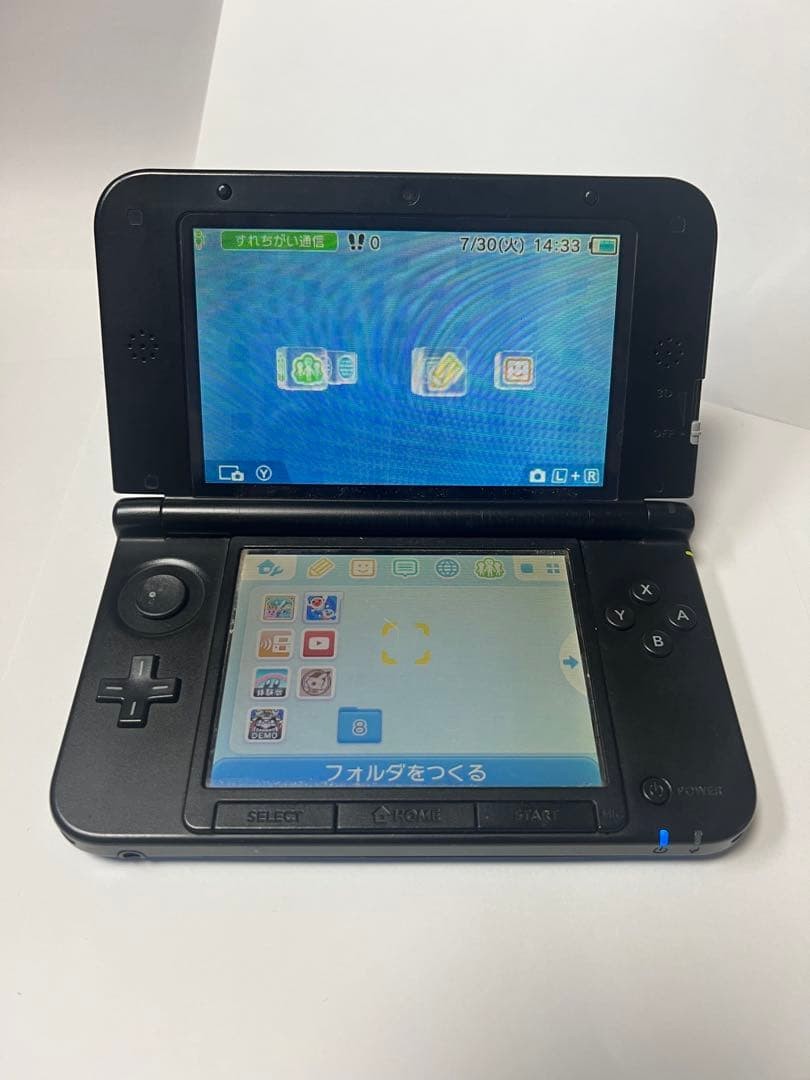3DS/2DS/DS Nintendo 3Ds Ll Blue Main Unit Operation Confirmed Japan