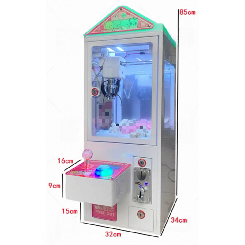 Claw Crane Machine Candy Toy Doll Grabber Catcher Clip Carnival Charge Play Mall