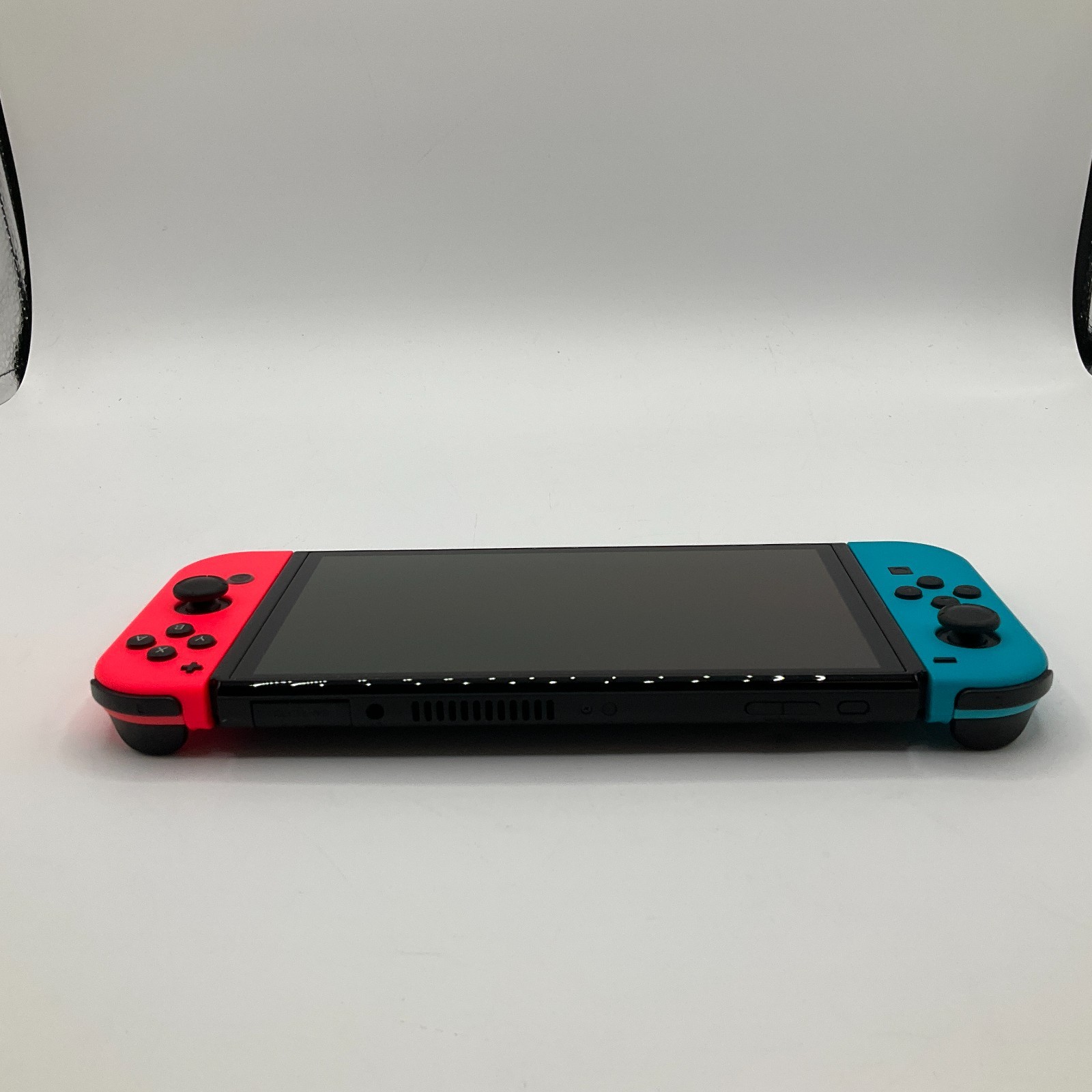 Nintendo Switch OLED Game Console With Red/Blue Joy-Cons, Charger & Case HEG-001