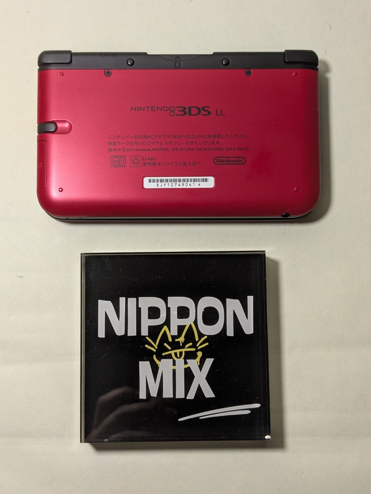 [ Ships in 1 Day ] Nintendo 3DS XL LL Red x Black Japan Ver. w/charger, SD Card