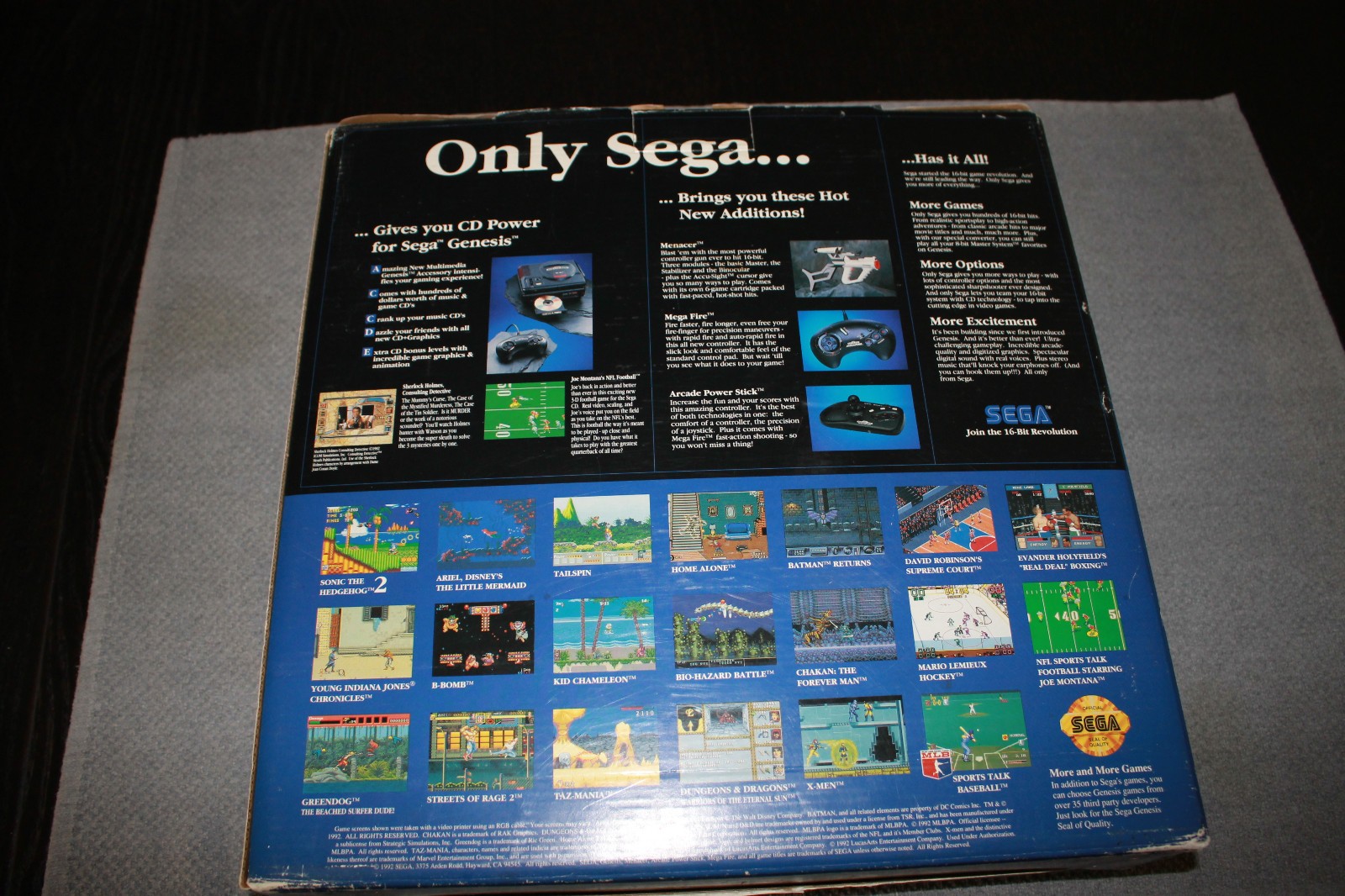SEGA Genesis Console MK-1611 Core System Complete in Protective Box Circa 1989