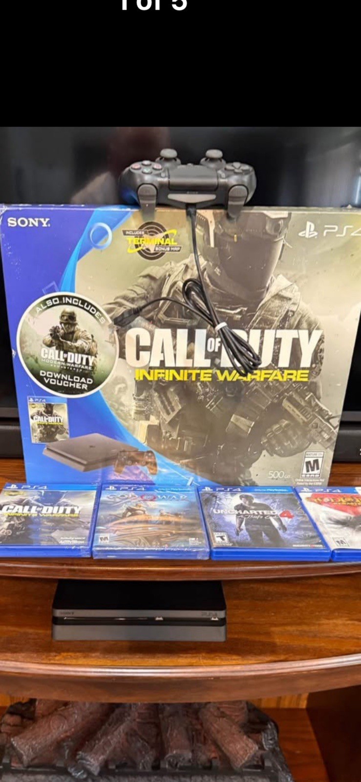 Sony PlayStation 4 Slim 500GB Home Console – Black