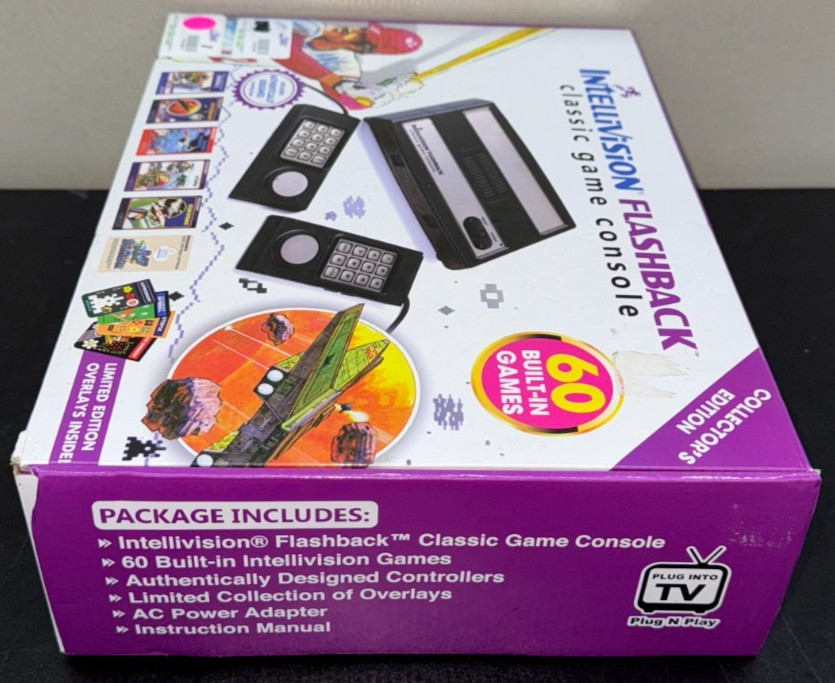 Intellivision Flashback Classic Game Console w 60 Built-In Games IN460