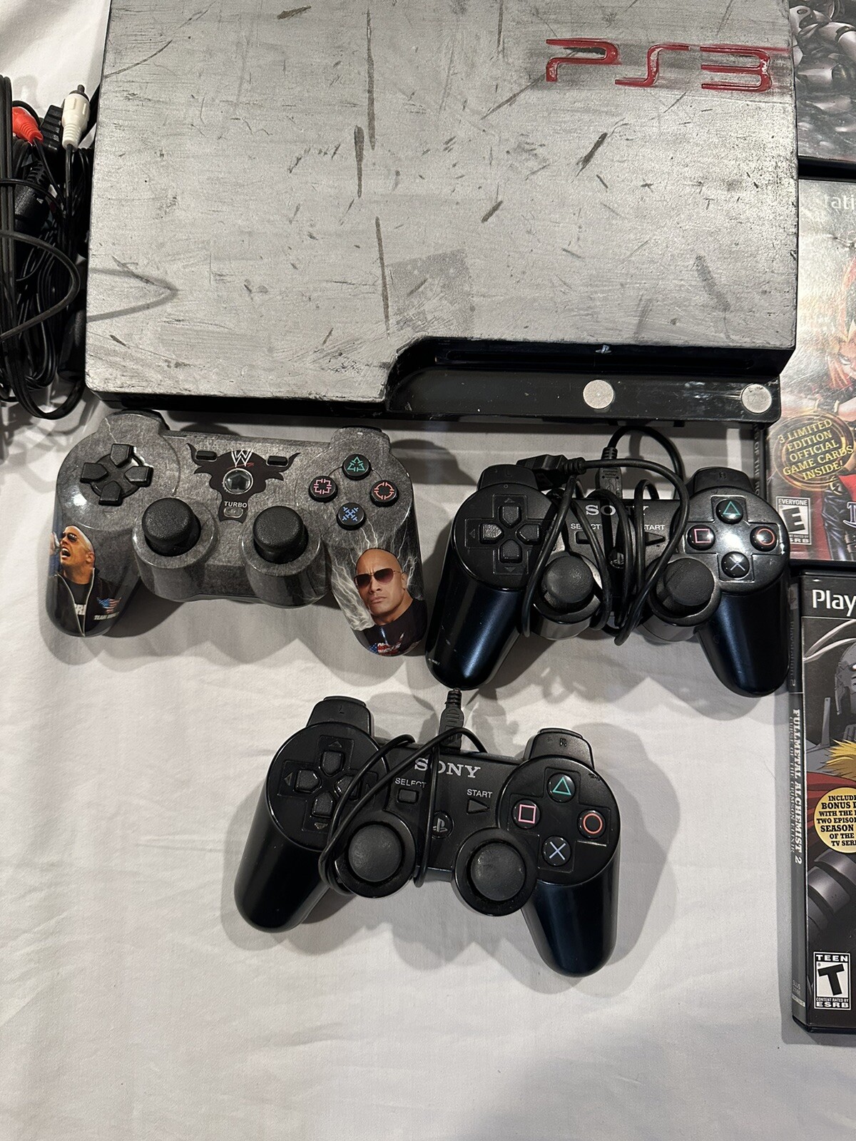 Sony PS3 Slim Console CECH-2001A With Remotes