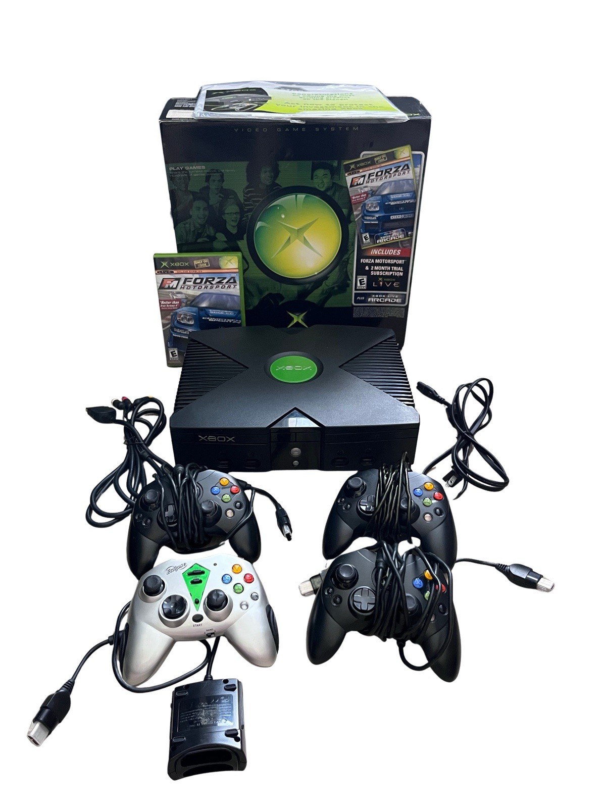 Original Xbox Gaming Console Working Condition With Original Box