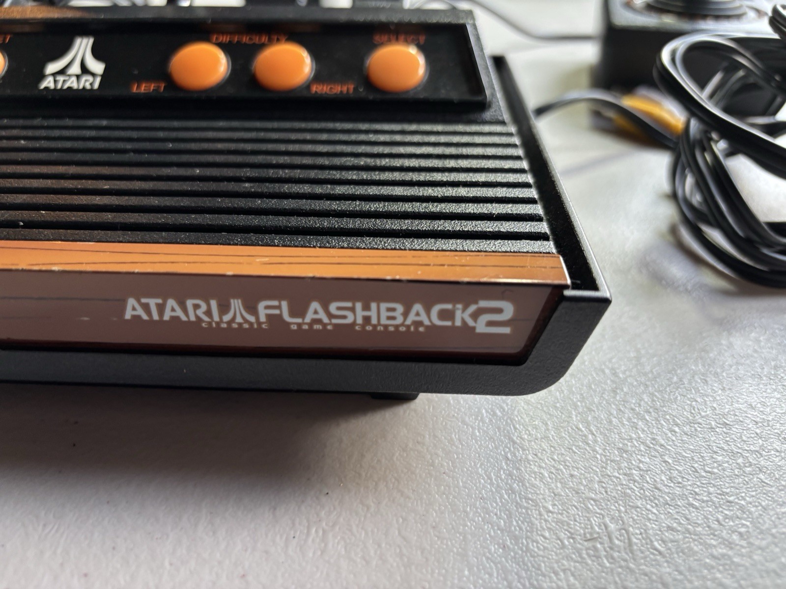 Atari Flashback 2 Video Game System with 2 Controllers, Power Sup. & RCA Inputs