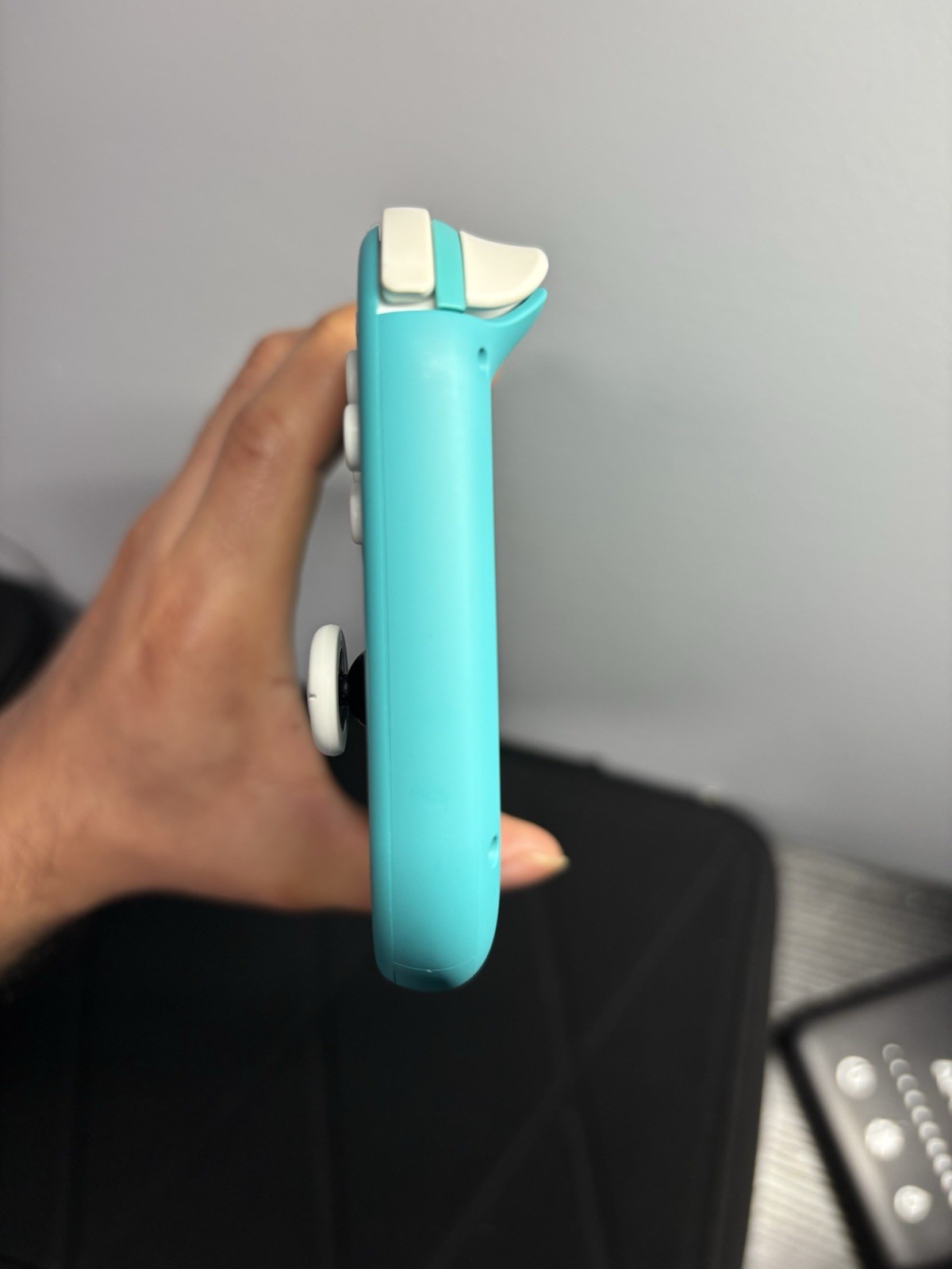 Nintendo Switch Lite Turquoise Used w/ Case, Protection grip and Mario Aces