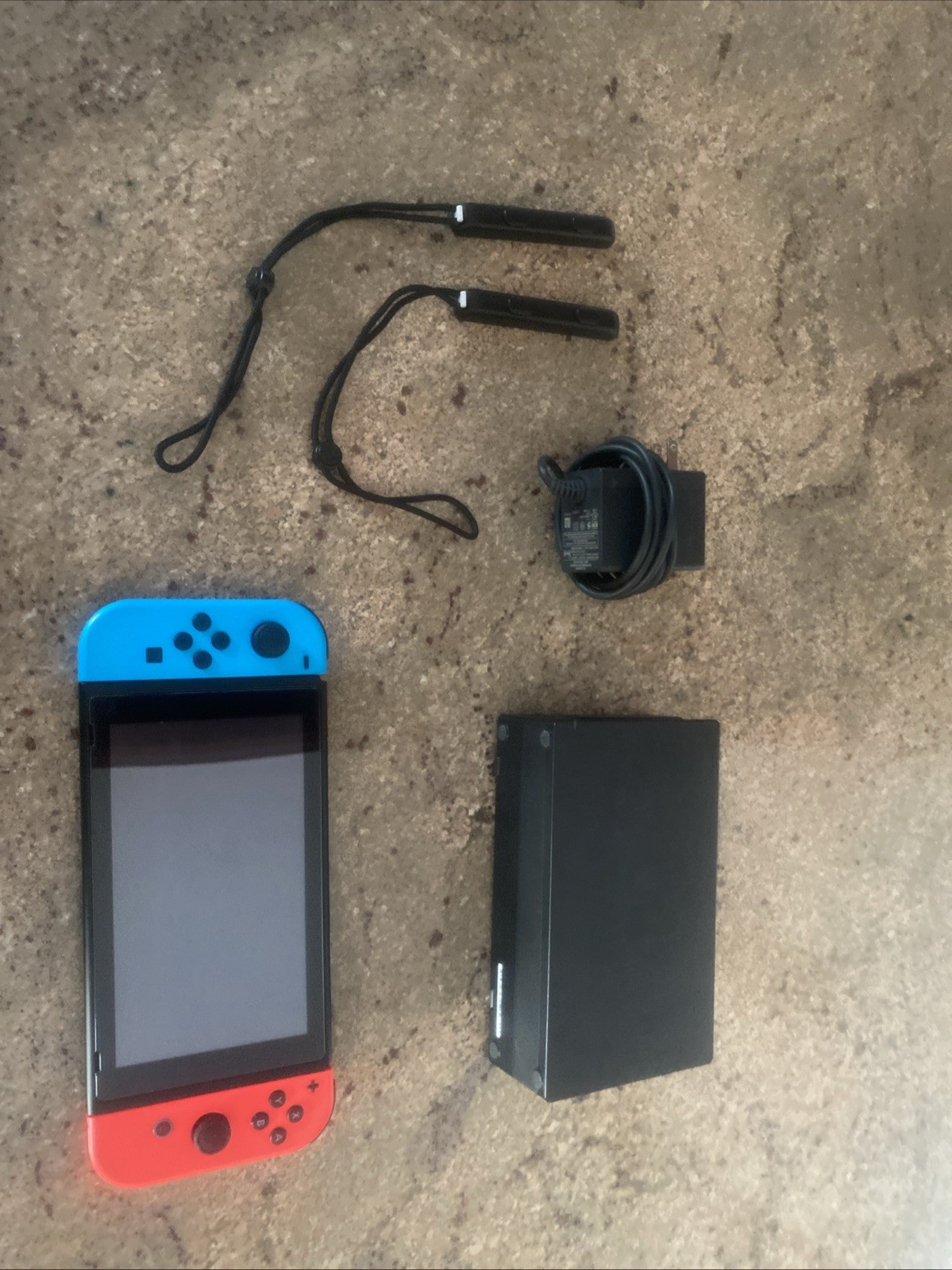 Nintendo Switch 32GB Gray Console with Neon Red and Neon Blue Joy-Con