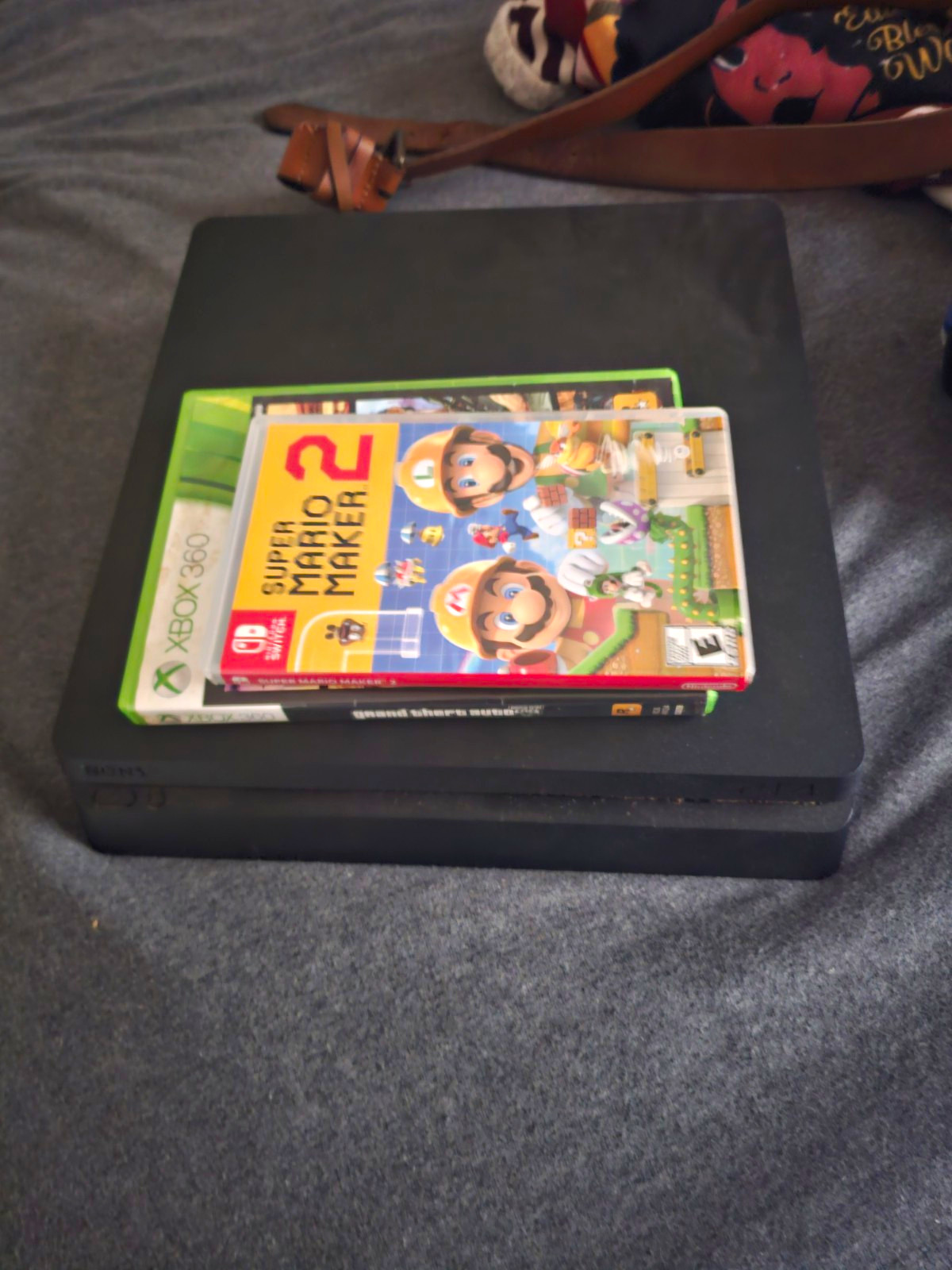 Used Sony Ps4 Slim With Mario Maker 2 Gta 5 For The 360