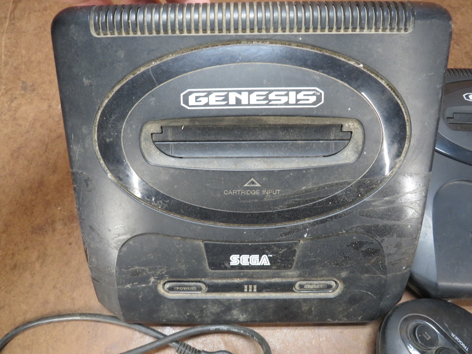 2 Sega Genesis MK-1631 Console & Controller – Untested – For Parts