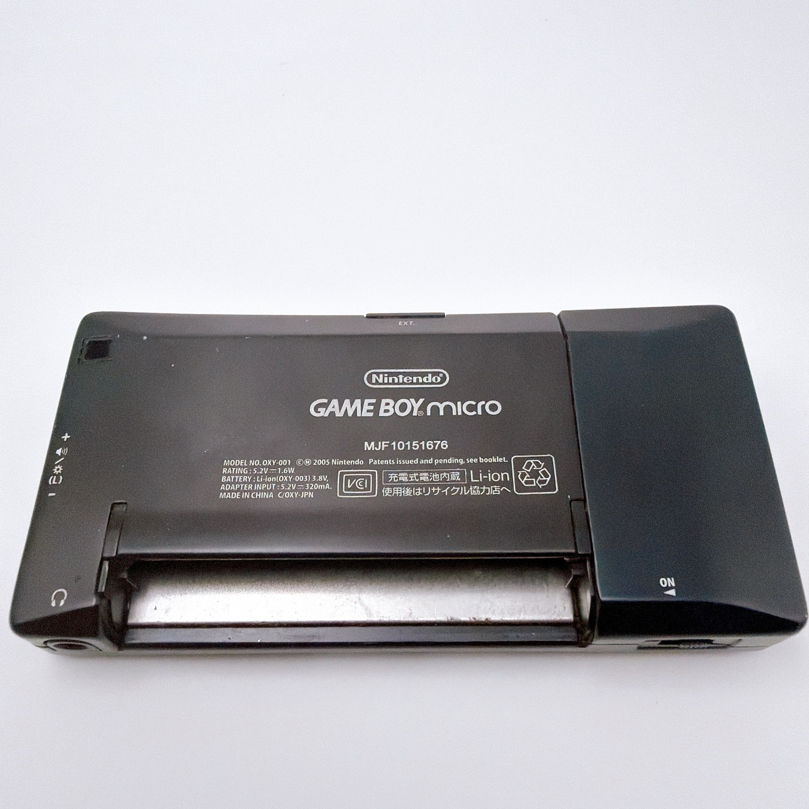 Nintendo Game Boy Micro Black Console Tested Working Japan