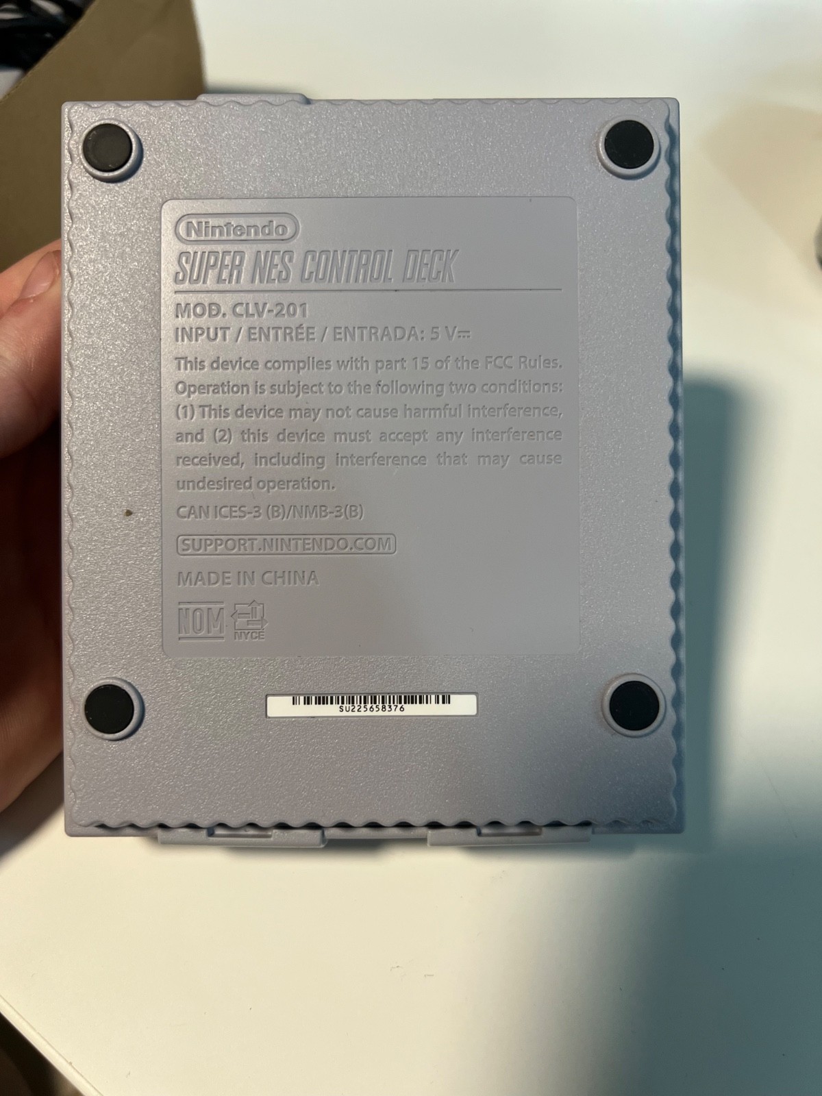 Nintendo Super NES Mini Classic Edition Control Deck – Gray