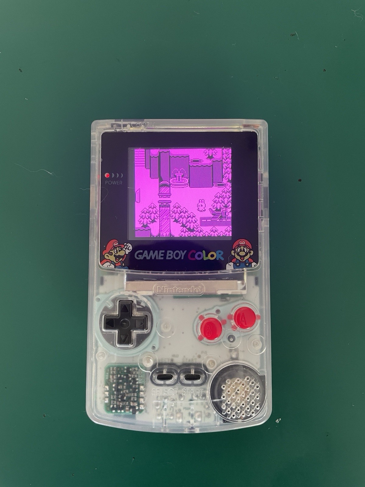 Nintendo Game Boy Color Clear Shell IPS Backlit Screen Multi Color Display