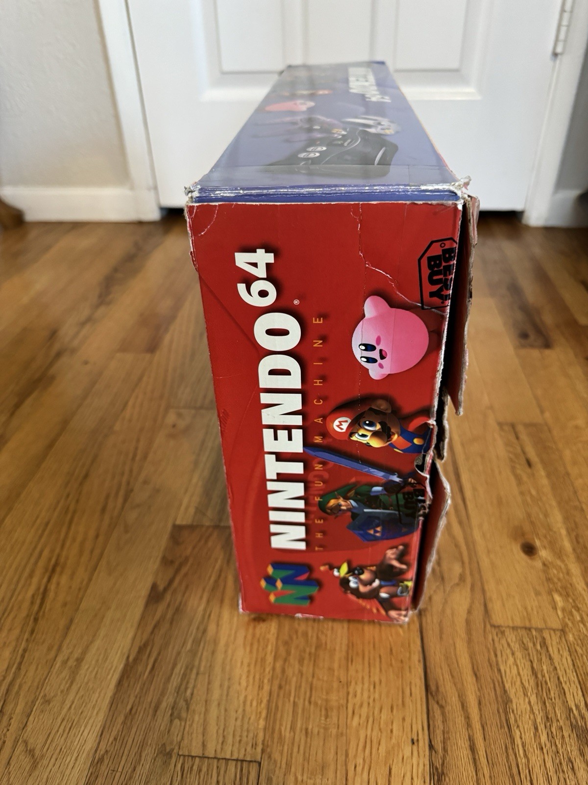 Nintendo 64 N64 Atomic Purple Extra Controller Console Bundle -BOX ONLY