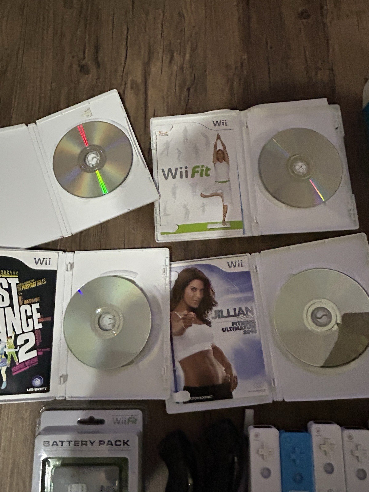 Huge Nintendo Wii Accessory Bundle,Remotes, MotionPlus,Wheels, Sports Pack,Games