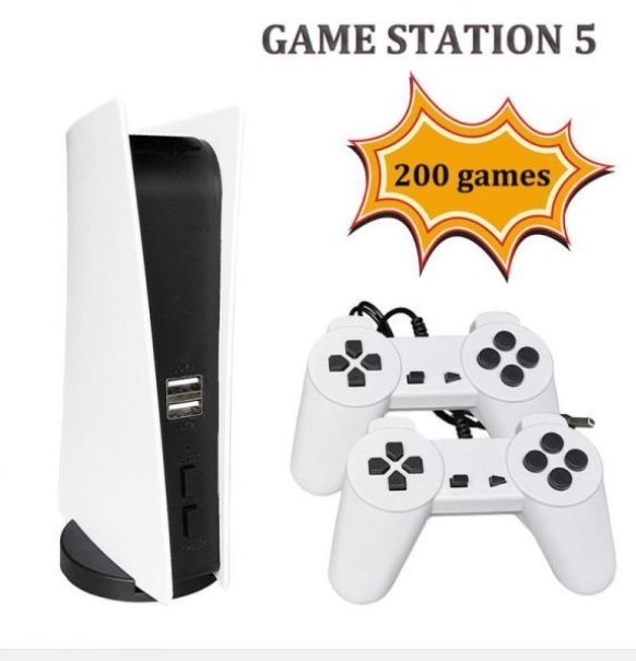 GS5 Retro Game Console – 200 Built-In Classic Games (New)
