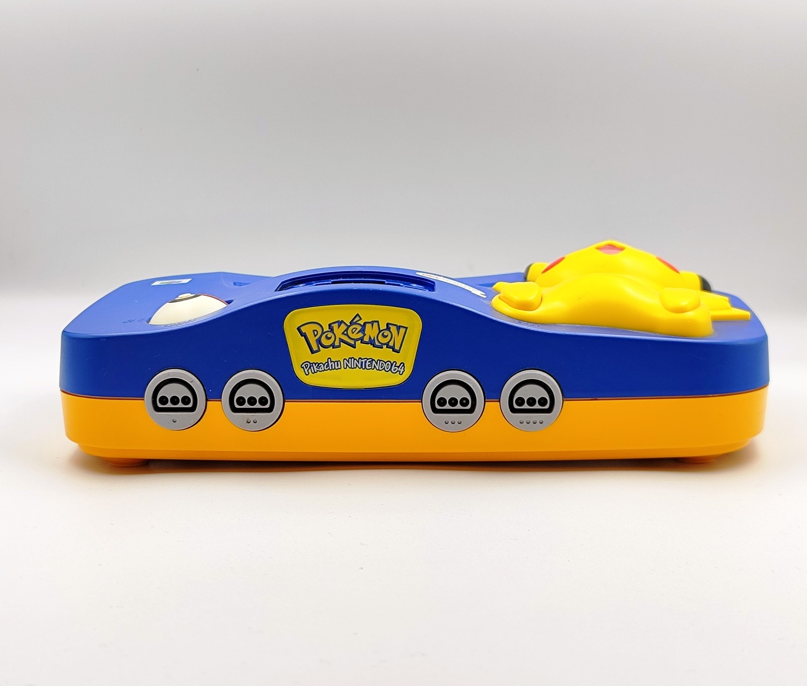 Nintendo 64 Pikachu Edition Console + Controller + Hey You Pikachu! NO PSU