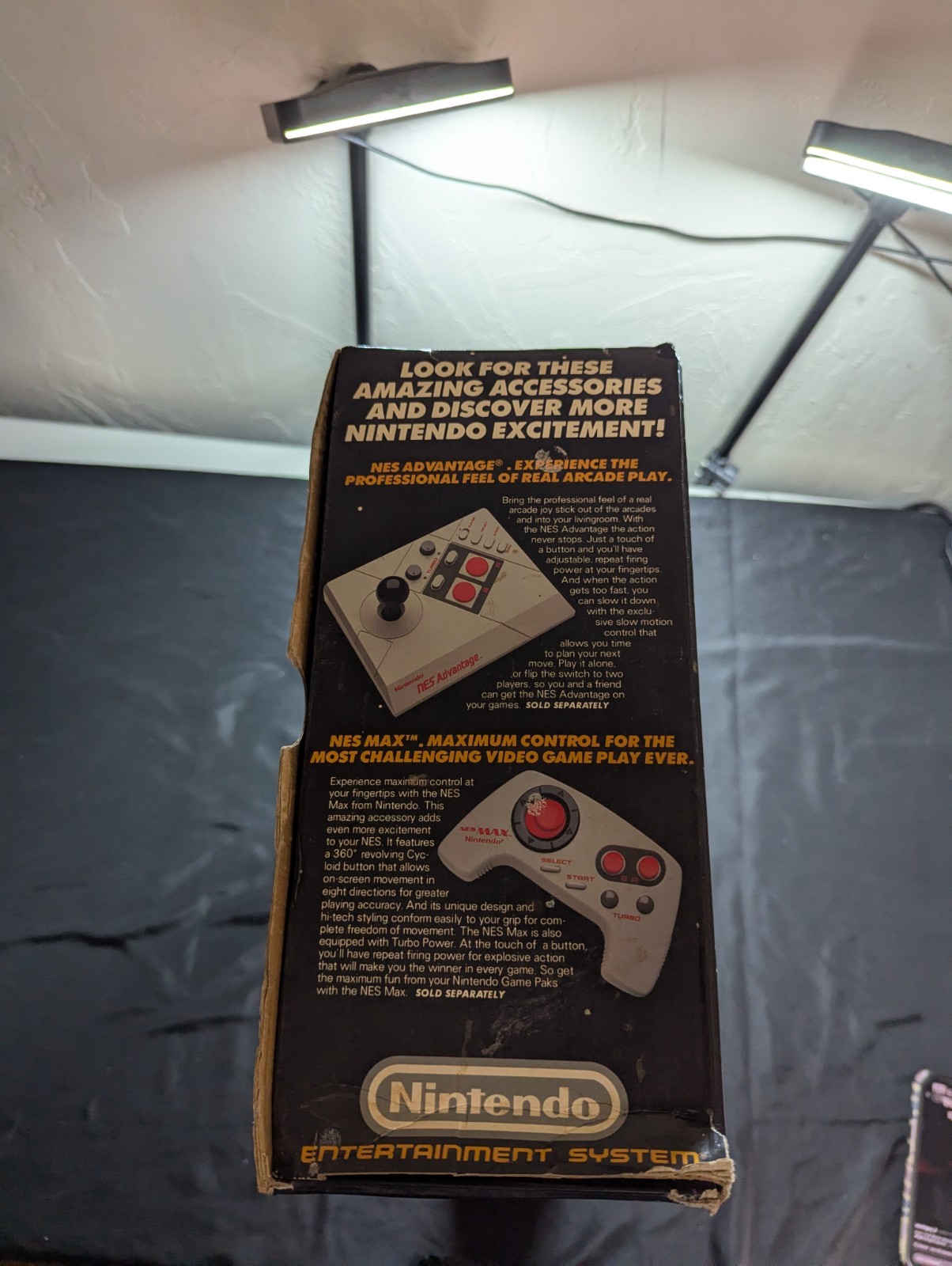 Nintendo NES Action Set Console Zapper Box Tested