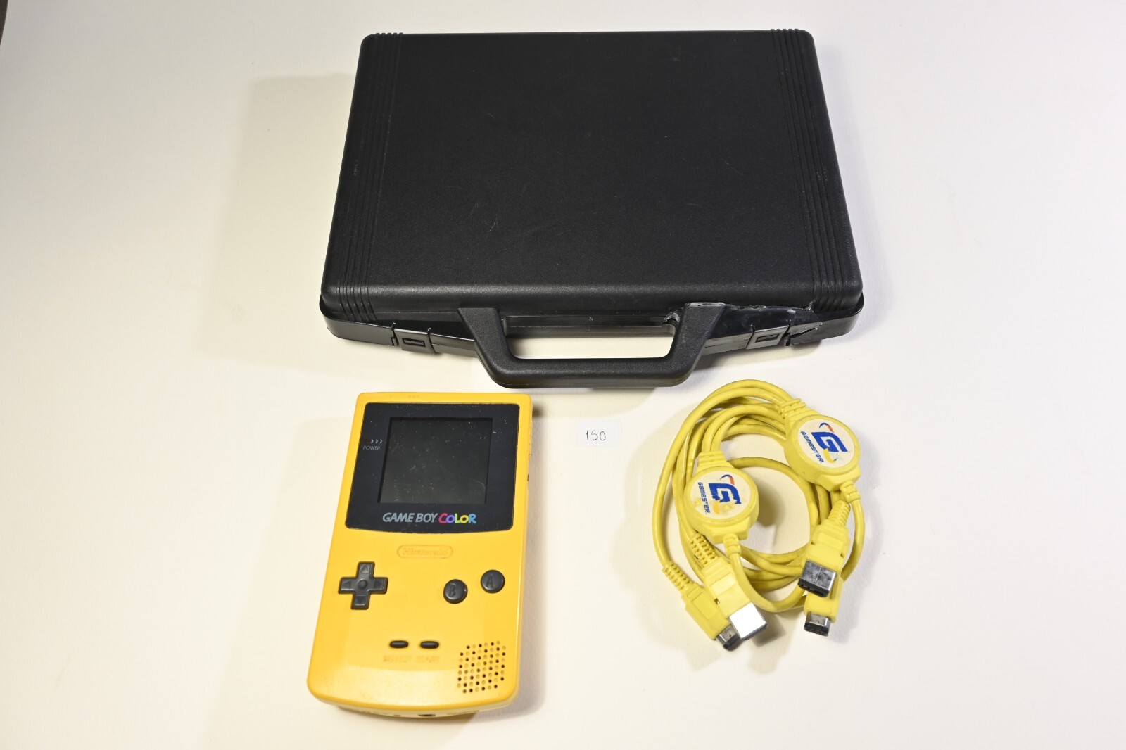 Vintage Nintendo Game Boy Color Dandelion 2000 with game case &link cables