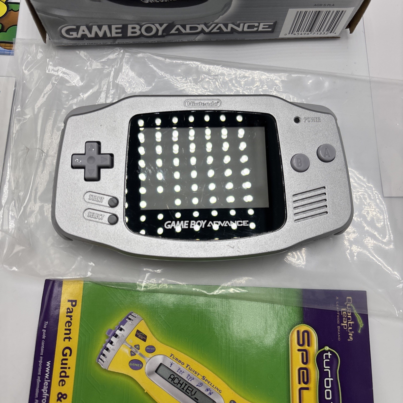 Nintendo Game Boy Advance GBA Console Limited Edition Platinum