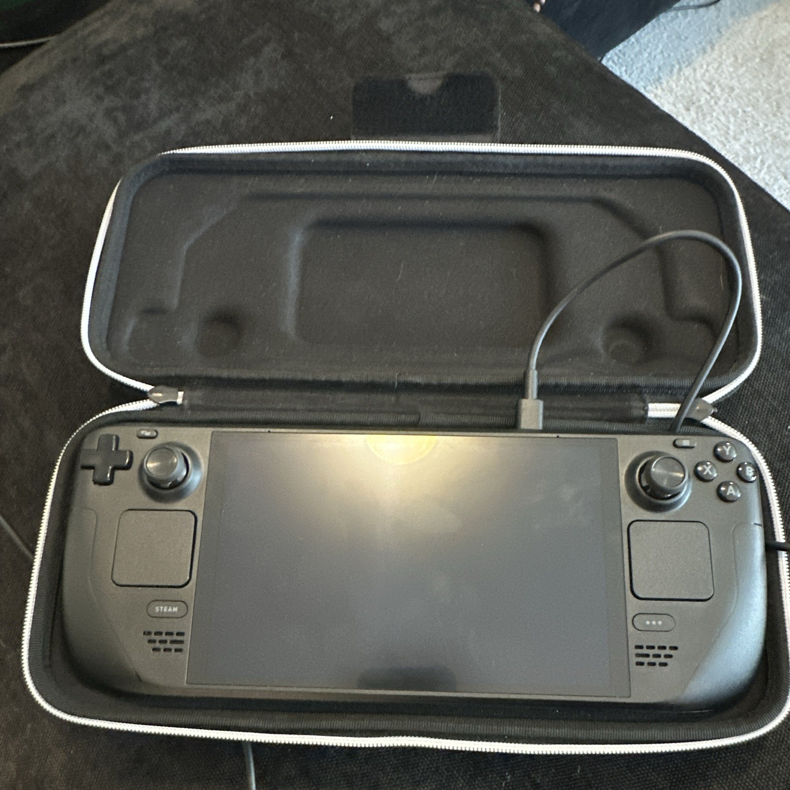 Valve Steam Deck OLED 1TB Handheld Gaming Console w/ Charger & case