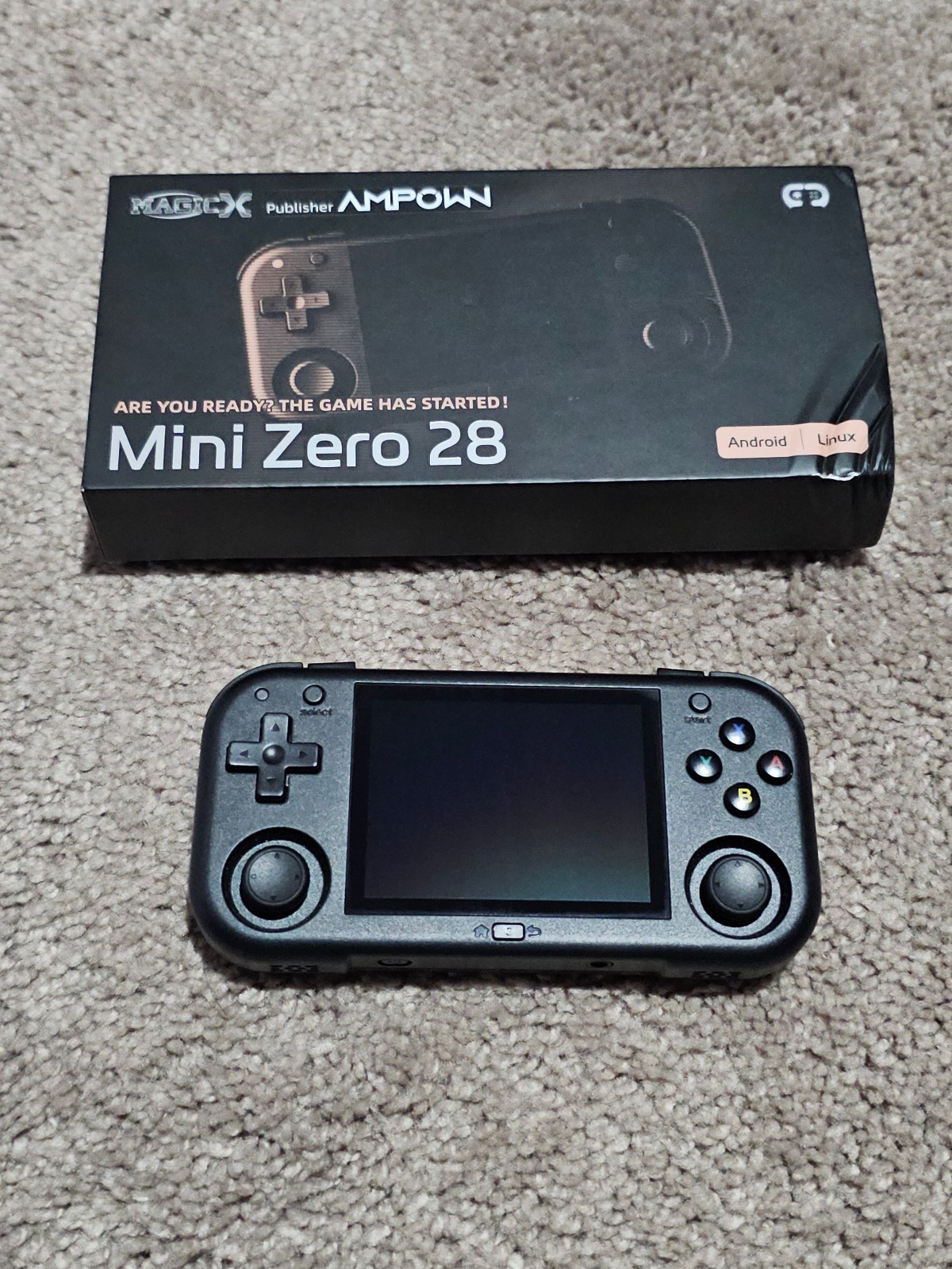 MagicX / Ampown Mini Zero 28 Retro Handheld with 64GB Storage via Micro SD Card