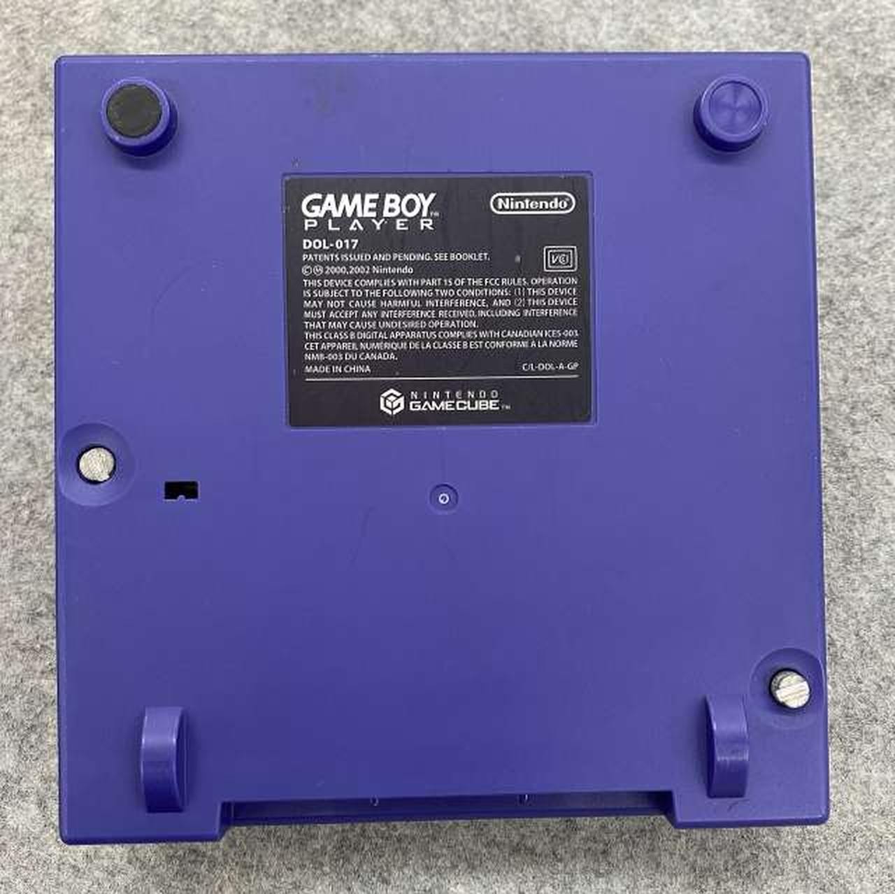Nintendo GameBoy Player Violet For Gamecube Console & Game Boy Startup Disk JPN