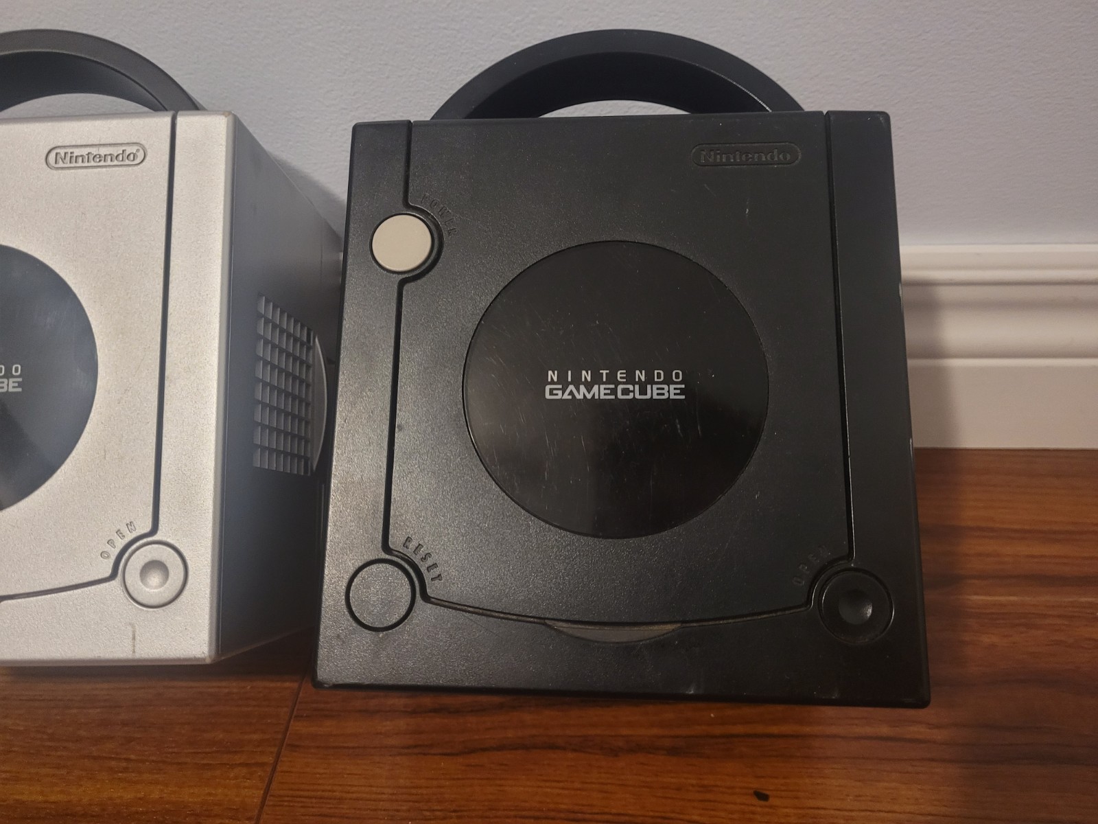 Nintendo GameCube Silver DOL-101 & Black DOL-001 Consoles Only Parts or Repair