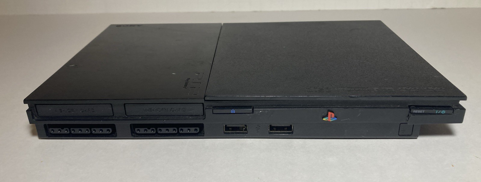 Ps2 Slim SCPH-90001 Console Only Black Tested & Plays Games But Shell Is Broken