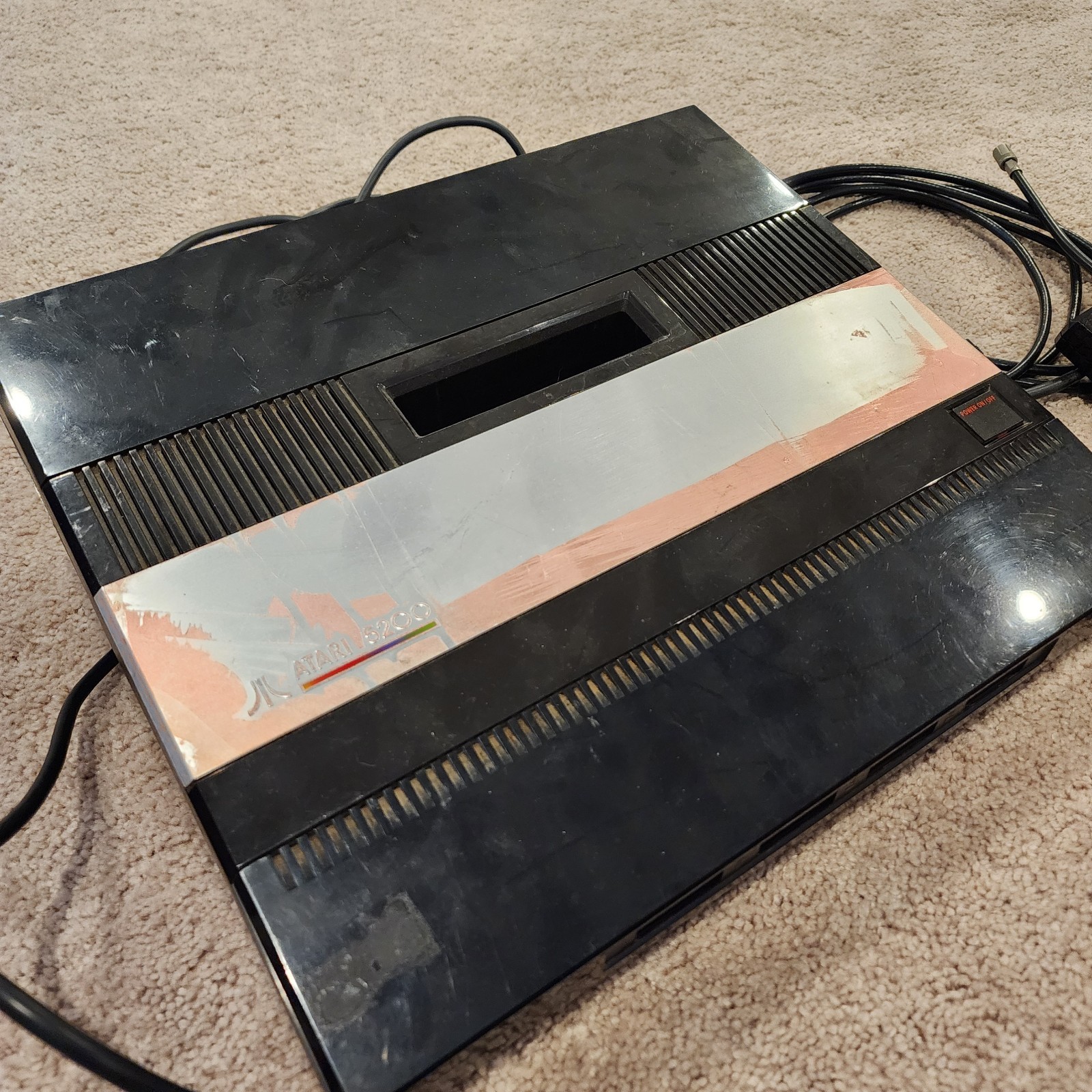 Atari 5200 Game Console w/2 Controllers Switchbox & Power – Tested & Working