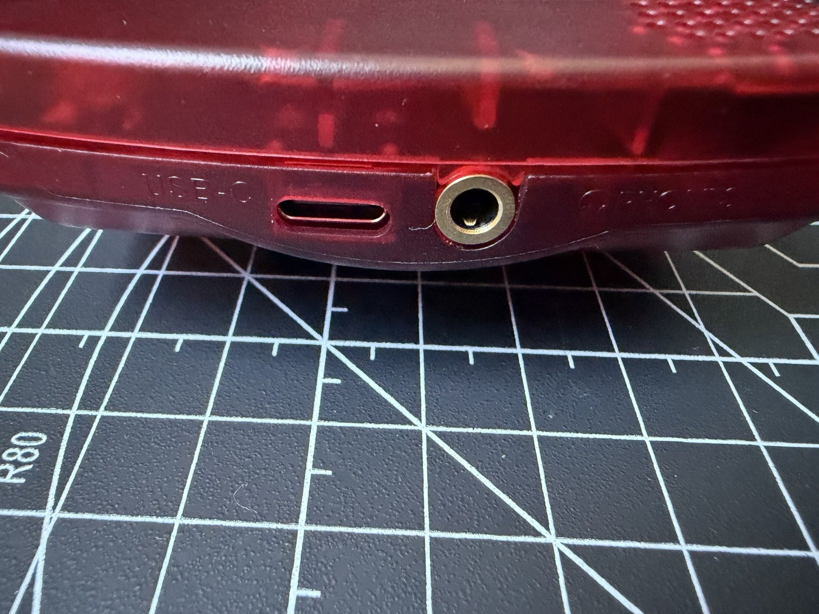 Red FunnyPlaying FPGBC W/ IPS Screen & Li Battery USBC Gameboy Color GBC & DMG