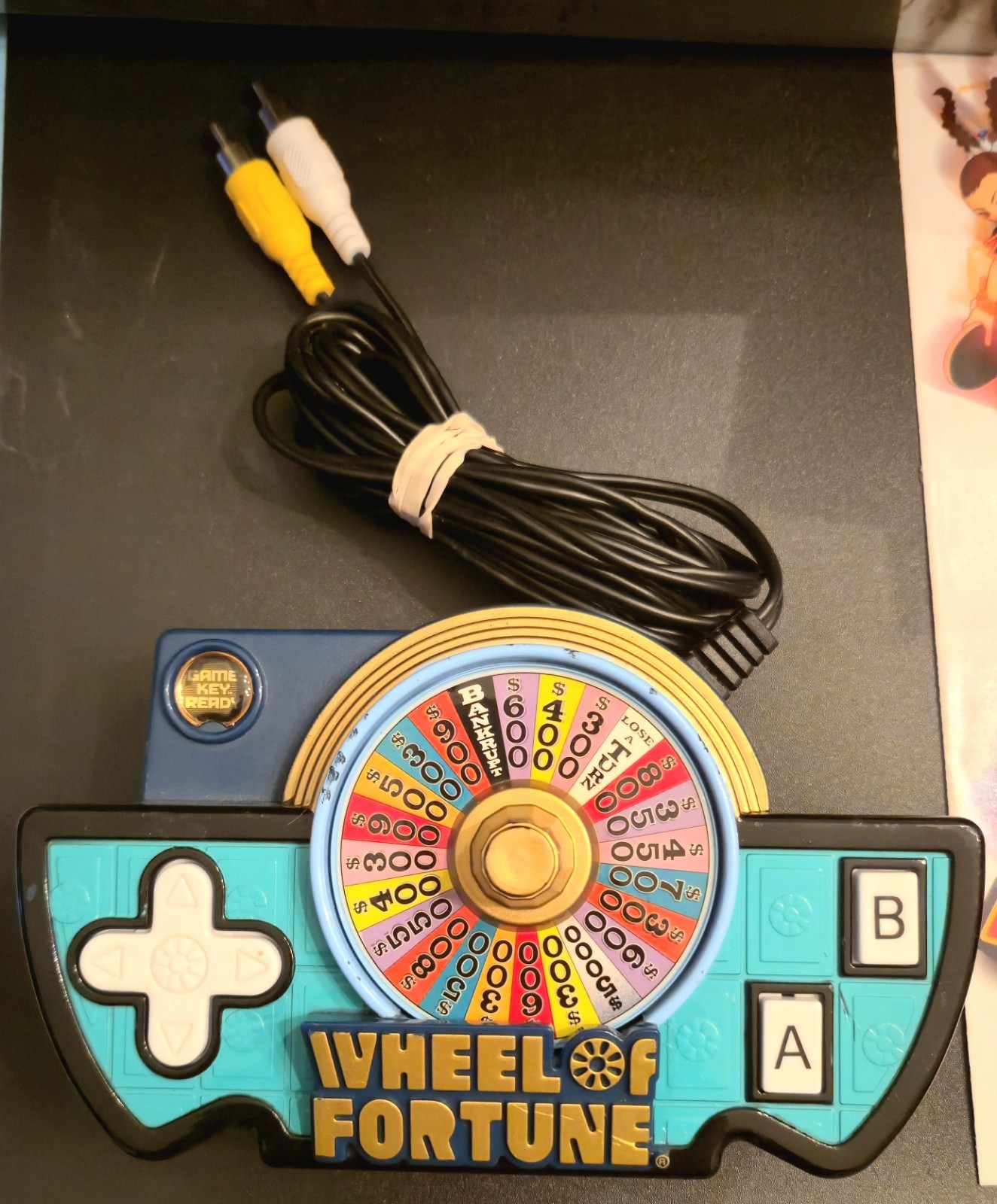 Jakks Pacific Wheel of Fortune Plug N Play TV Game System – Game Key Version