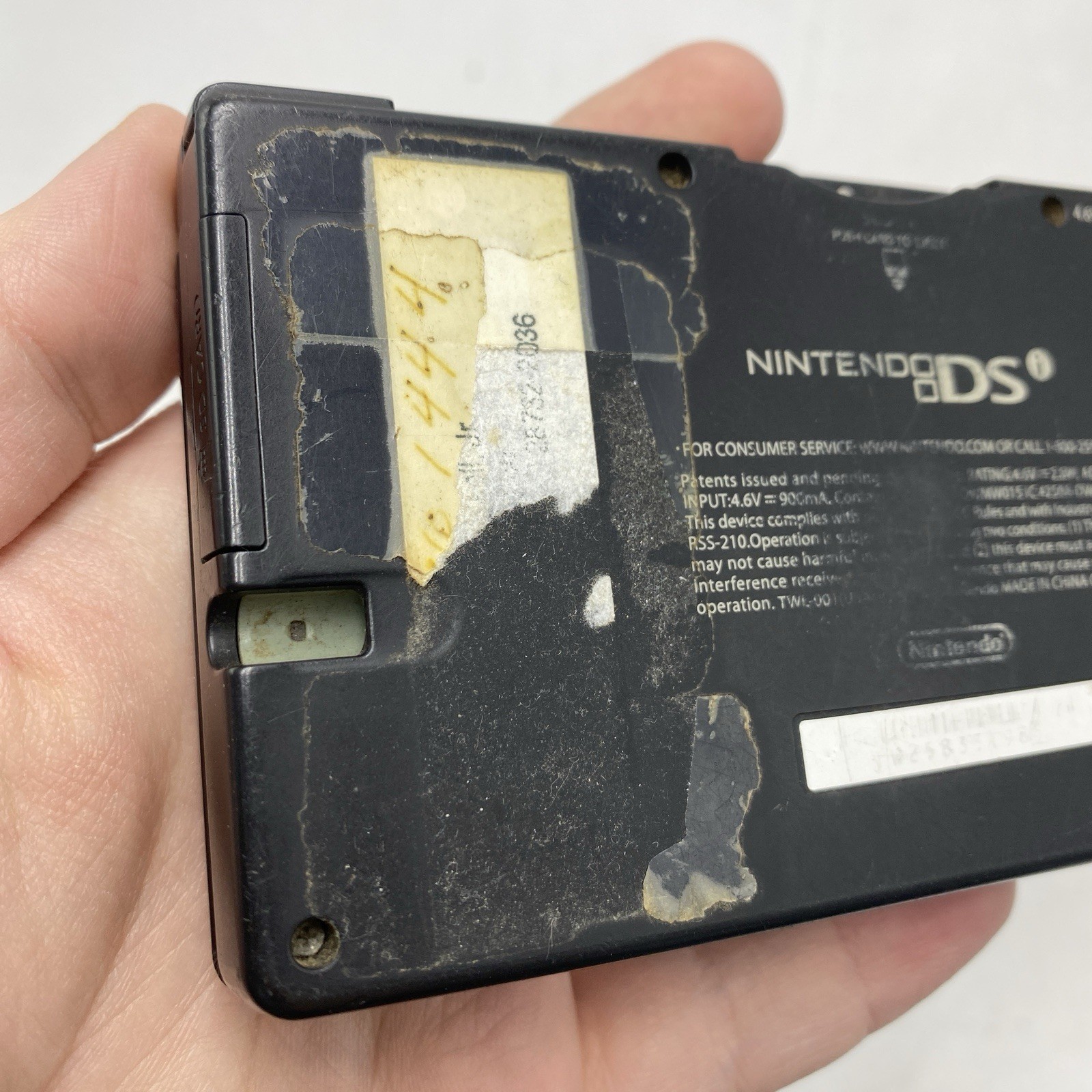 Nintendo DSi Black Console System FOR PARTS ROUGH SHAPE See Photos