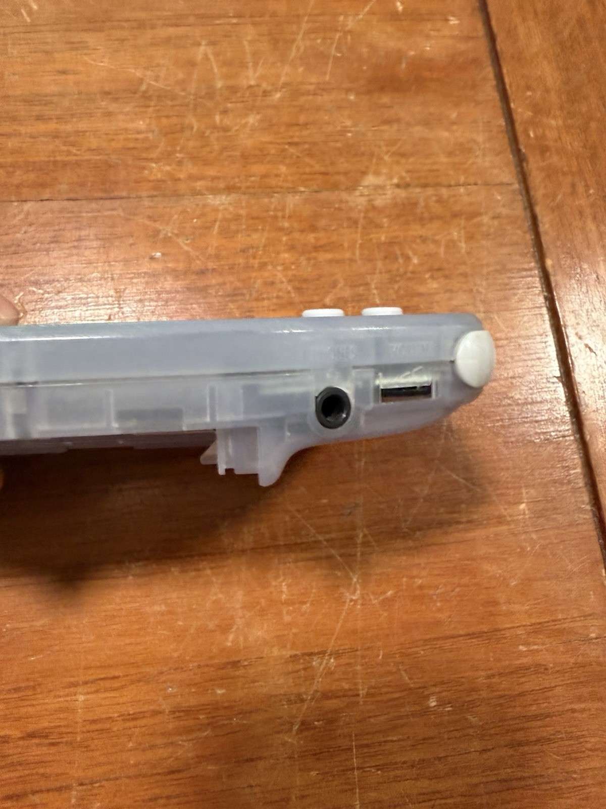 Nintendo Game Boy Advance Console System – Clear Glacier – Parts Only