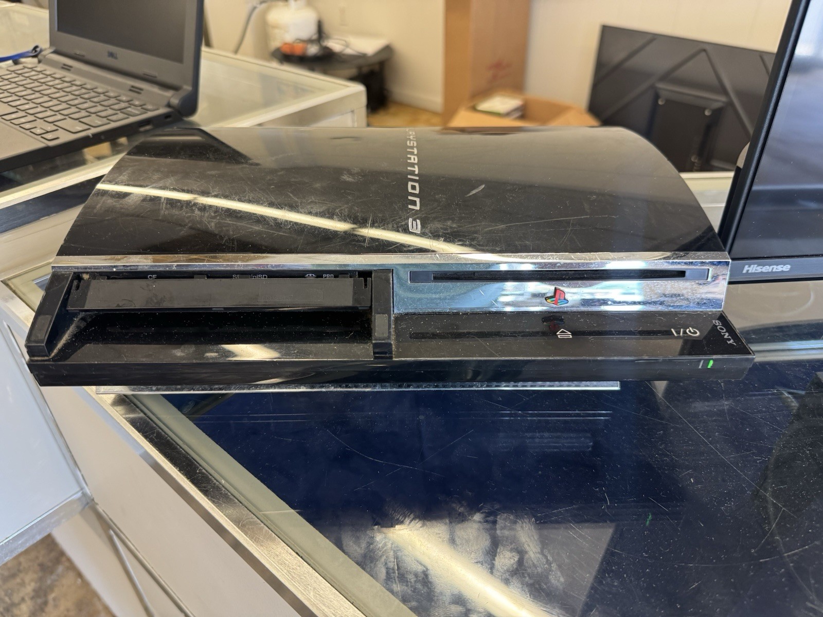 PlayStation 3 PS3 Fat Backwards Compatible CECHE01 Console FOR REPAIR DISC EJECT